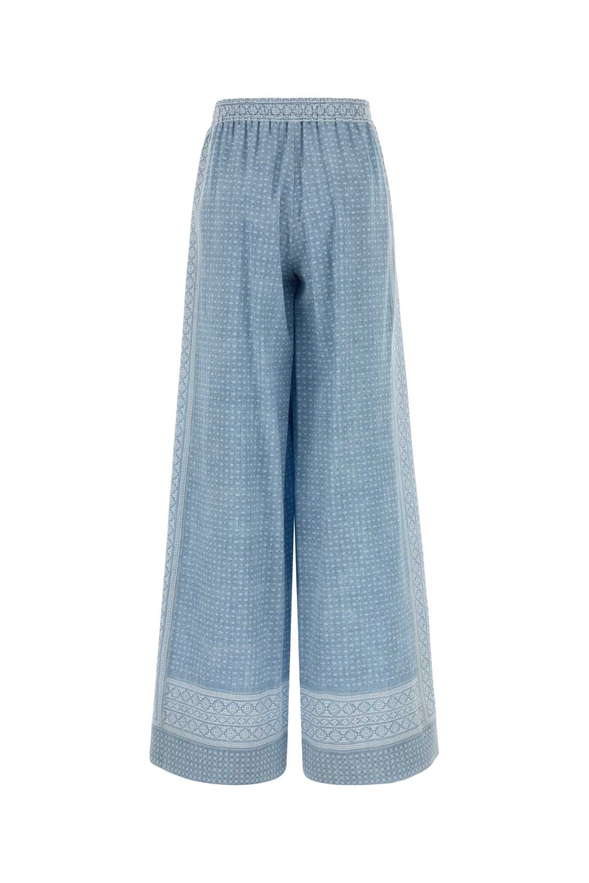 Ermanno Scervino Women Printed Silk Wide-Leg Pant ERMANO SCERVINO