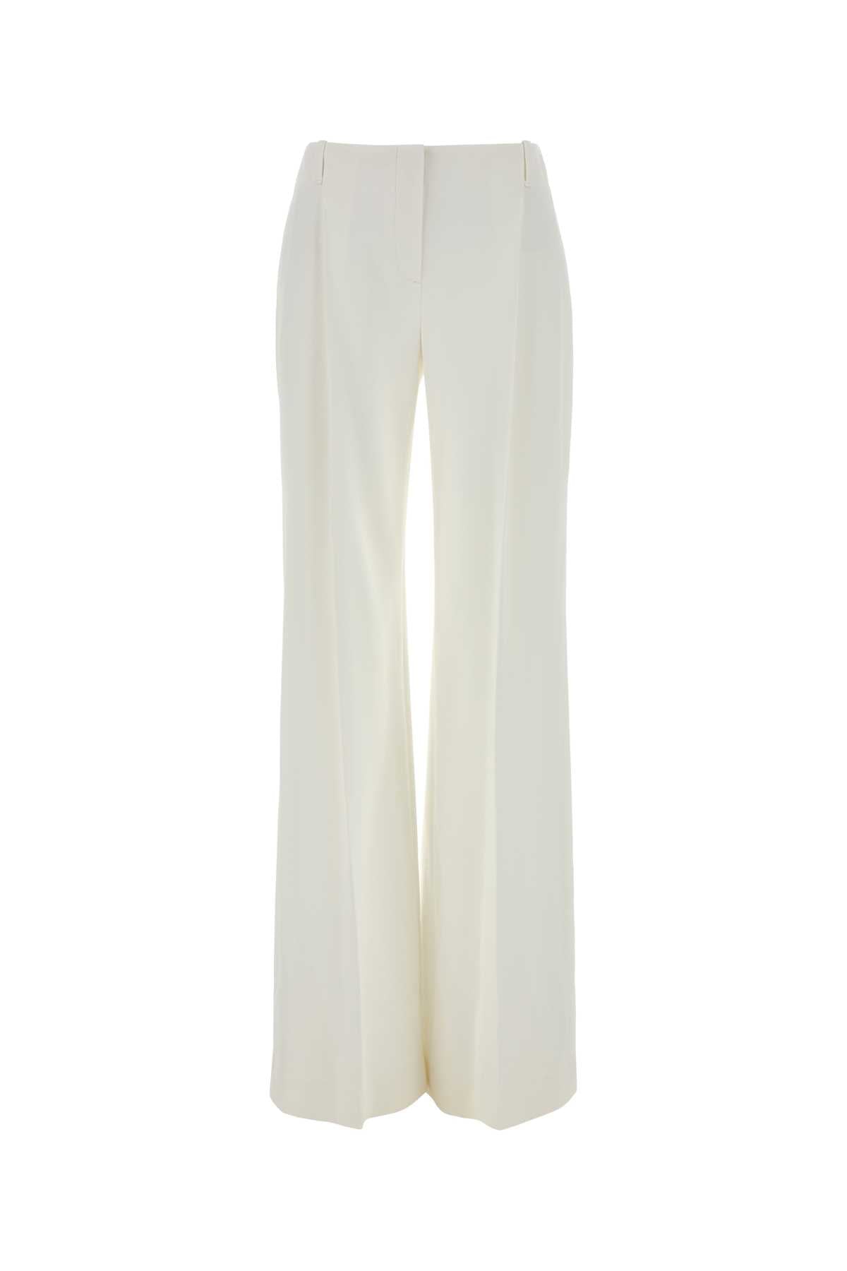 Ermanno Scervino Women White Crepe Palazzo Pant ERMANO SCERVINO