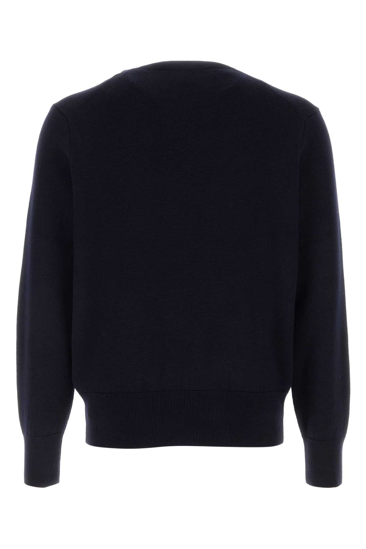 Ami Men Navy Blue Wool Sweater AMI PARIS