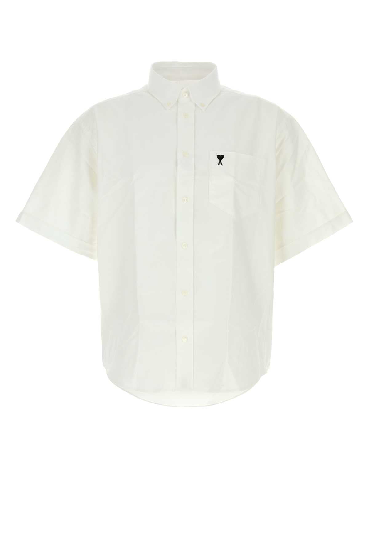 Ami Men White Oxford Shirt AMI PARIS