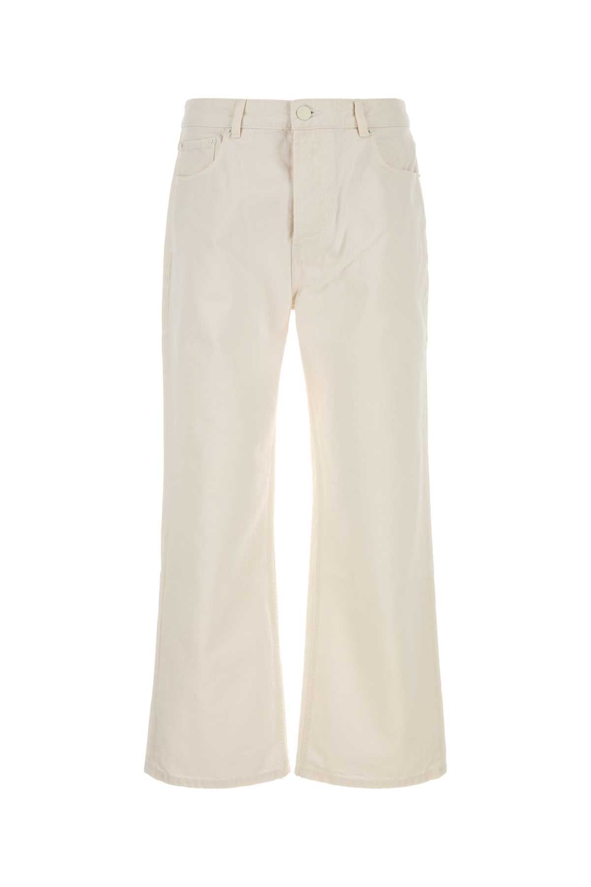 Ami Men Ivory Denim Jeans AMI PARIS
