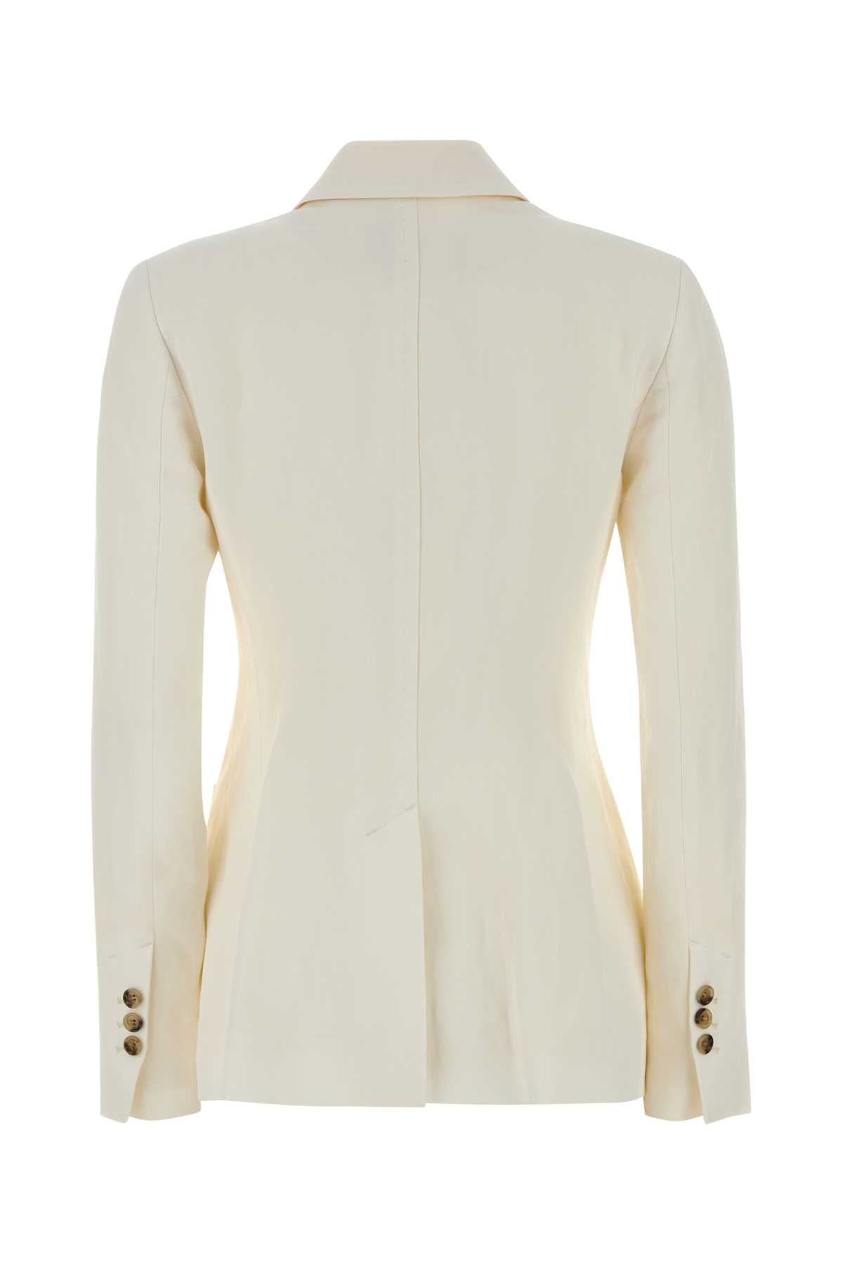Ami Women Ivoryy Jersey Blazer AMI PARIS