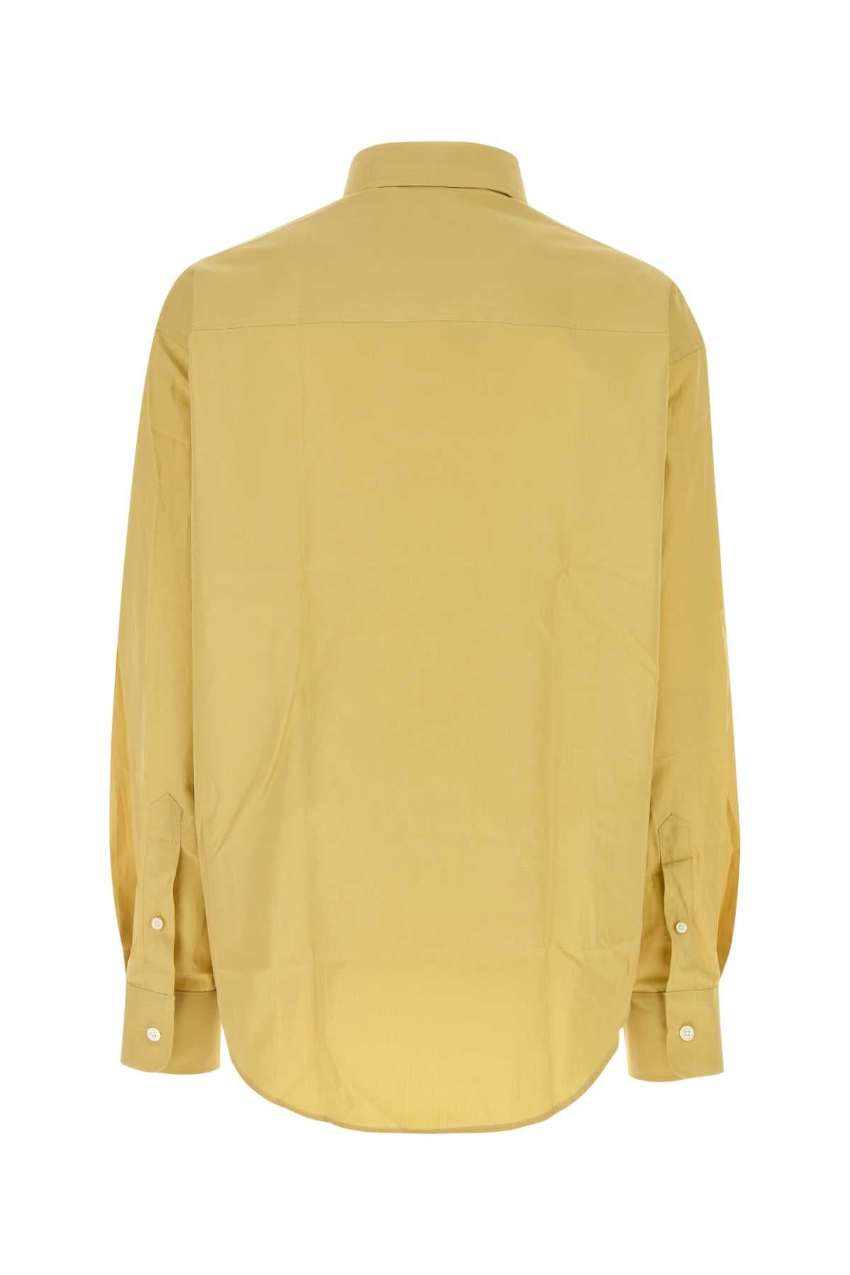 Ami Women Acid Green Poplin Shirt AMI PARIS