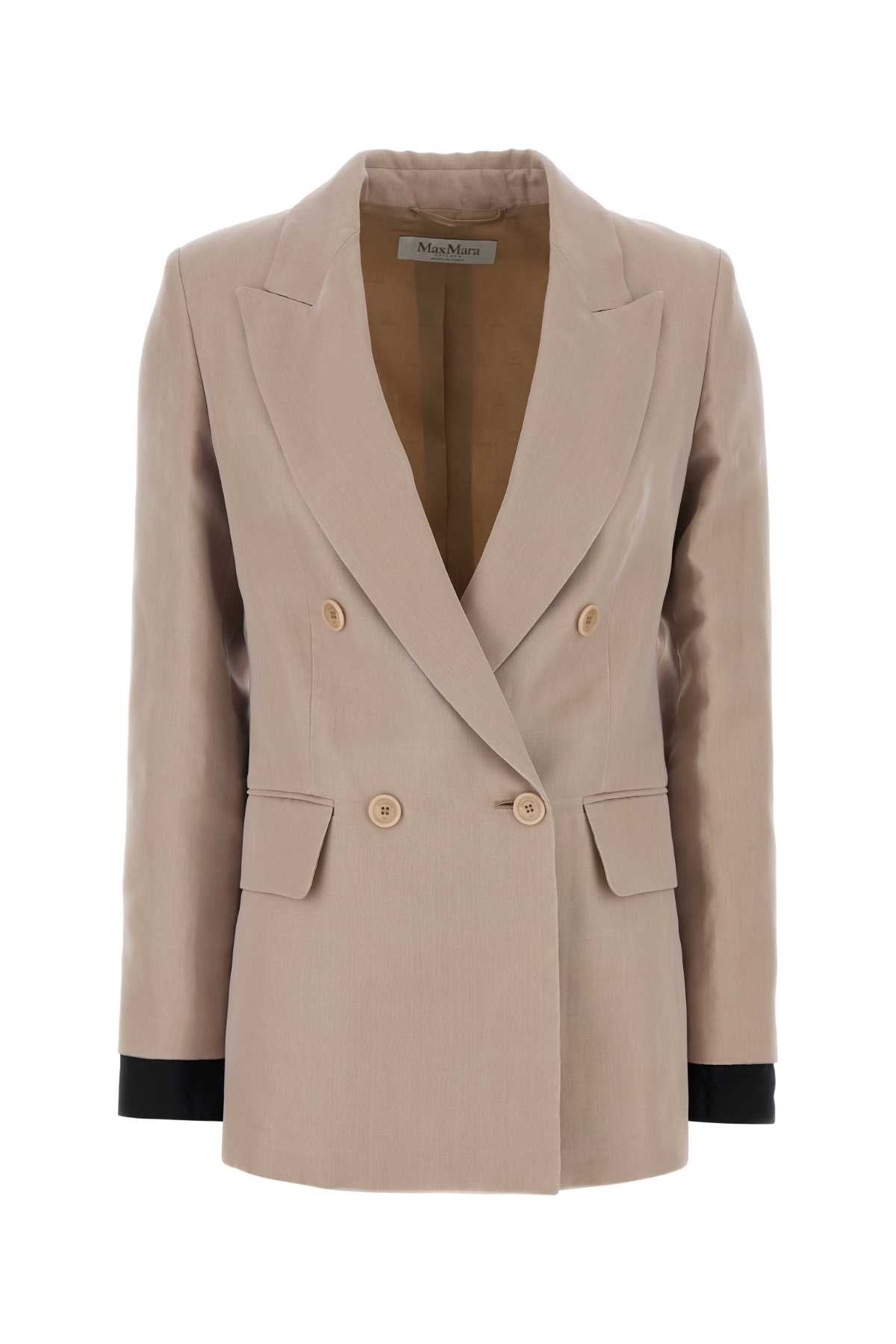 Max Mara Women Pink Silk Feltro Blazer MAX MARA