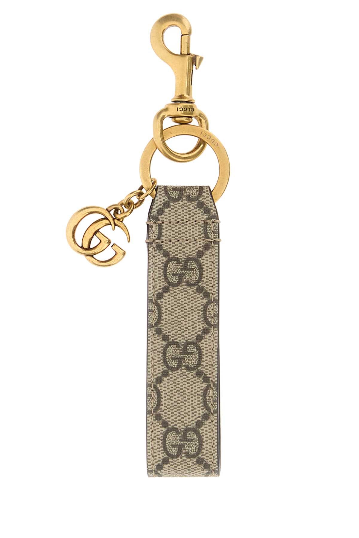 Gucci Men Printed Canvas Keyring GUCCI