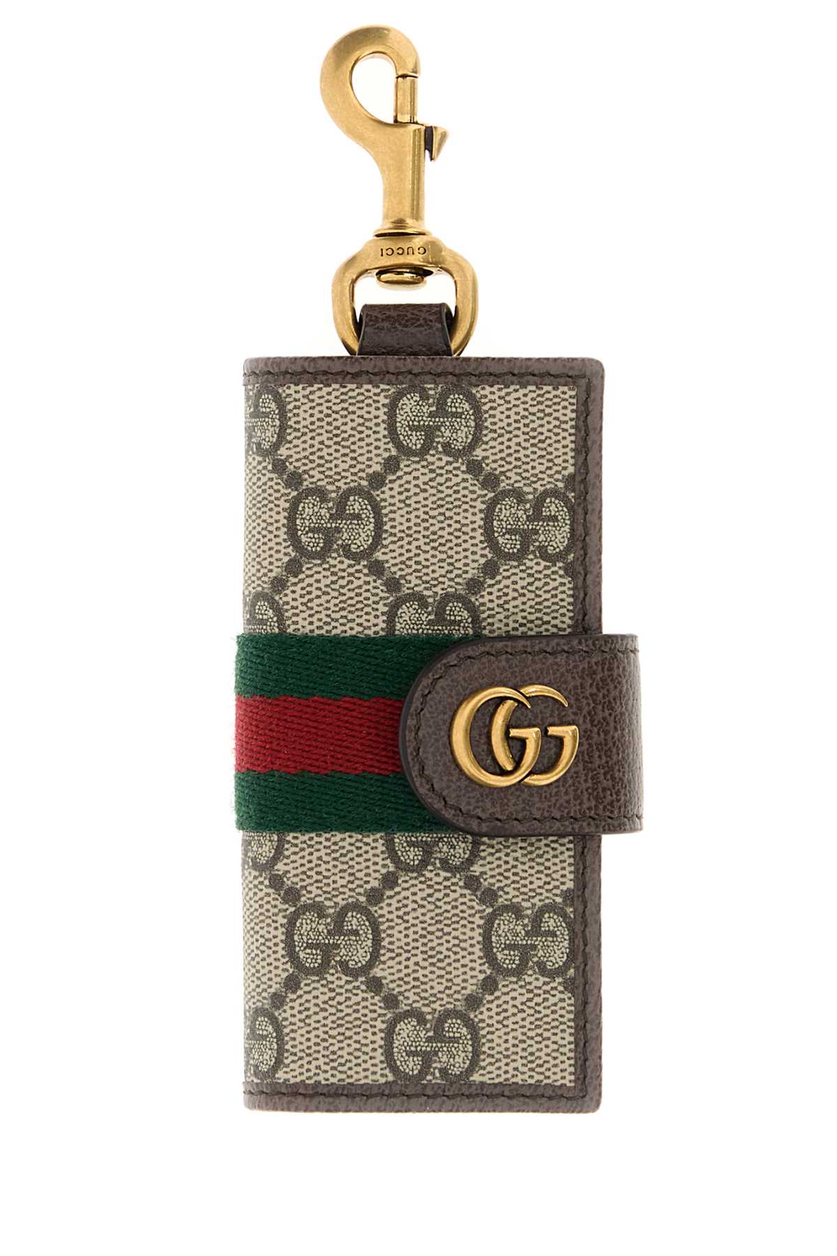 Gucci Men Printed Canvas Keyring GUCCI
