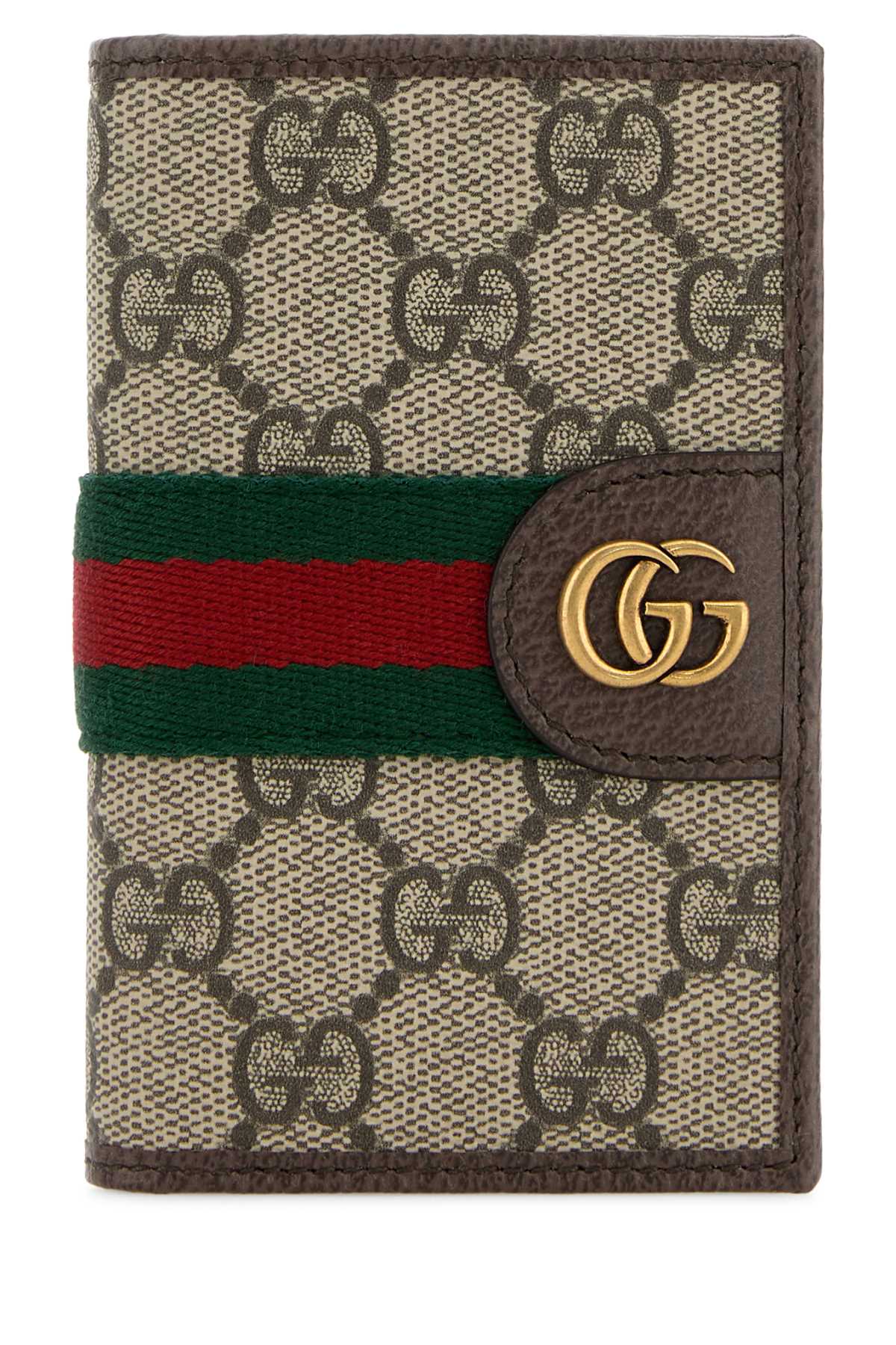 Gucci Men Gg Supreme Fabric Ophidia Card Holder GUCCI