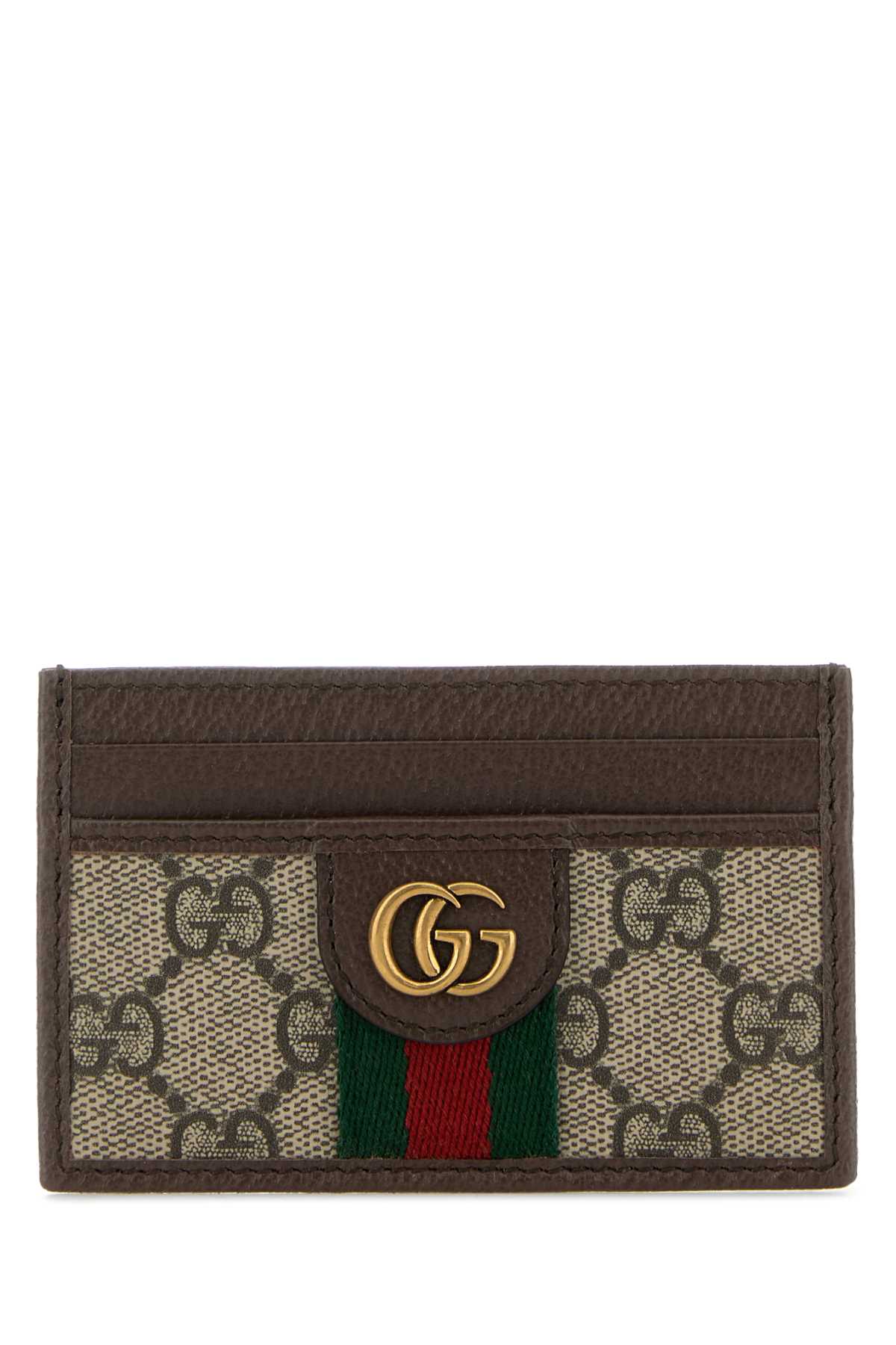 Gucci Men Printed Canvas Card Holder GUCCI