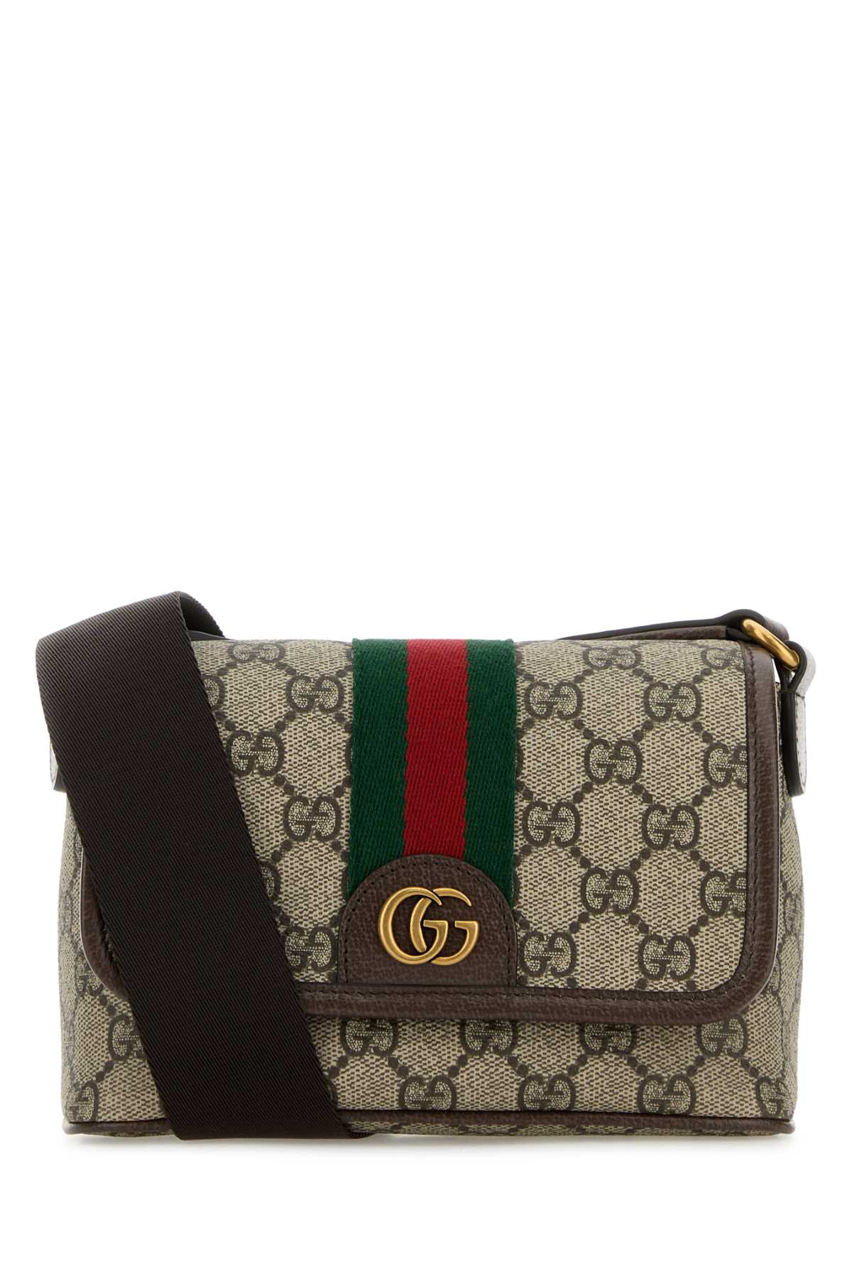 Gucci Men Printed Canvas Mini Ophidia Crossbody Bag GUCCI
