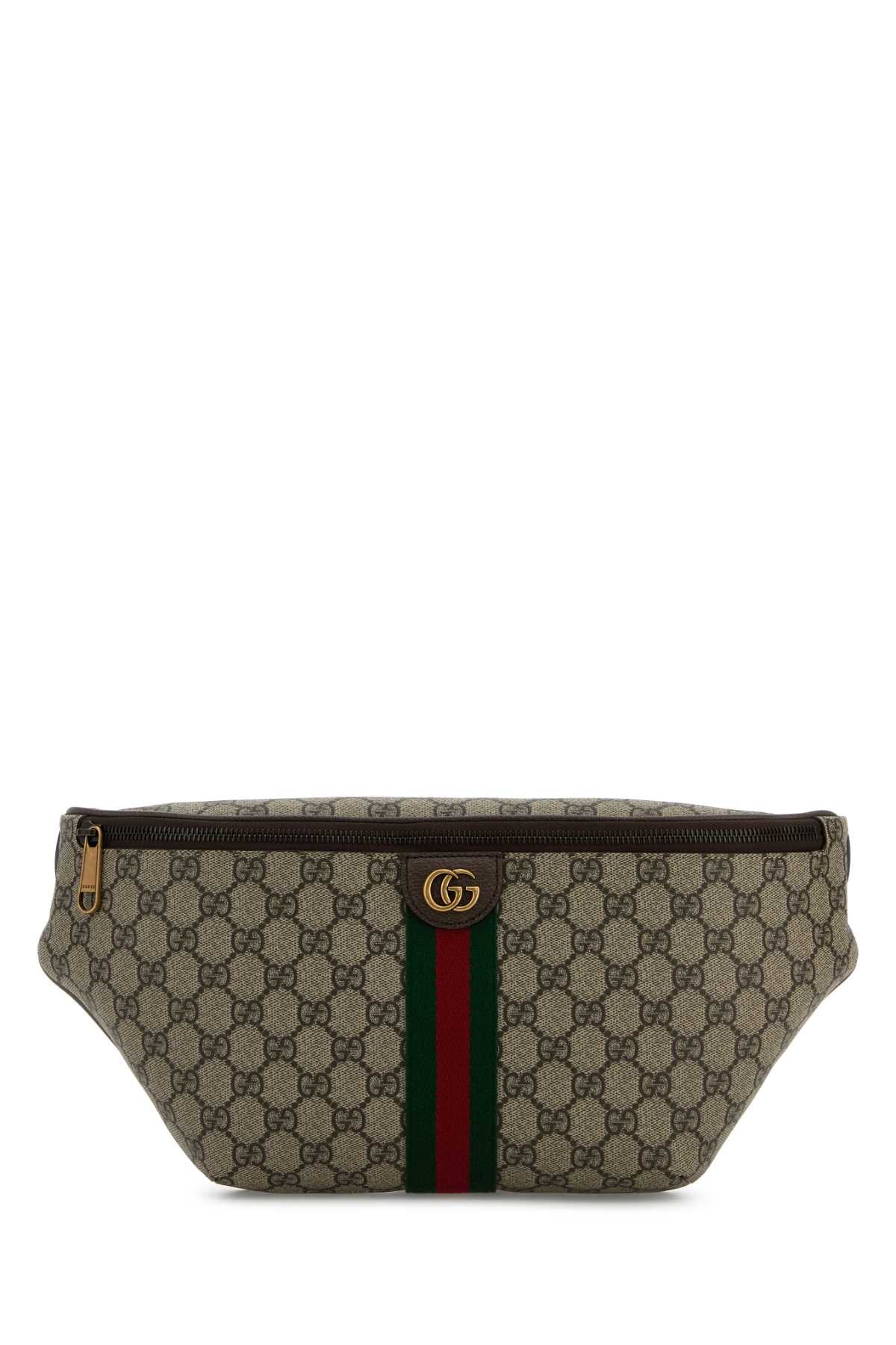 Gucci Men Printed Canvas Belt Bag GUCCI
