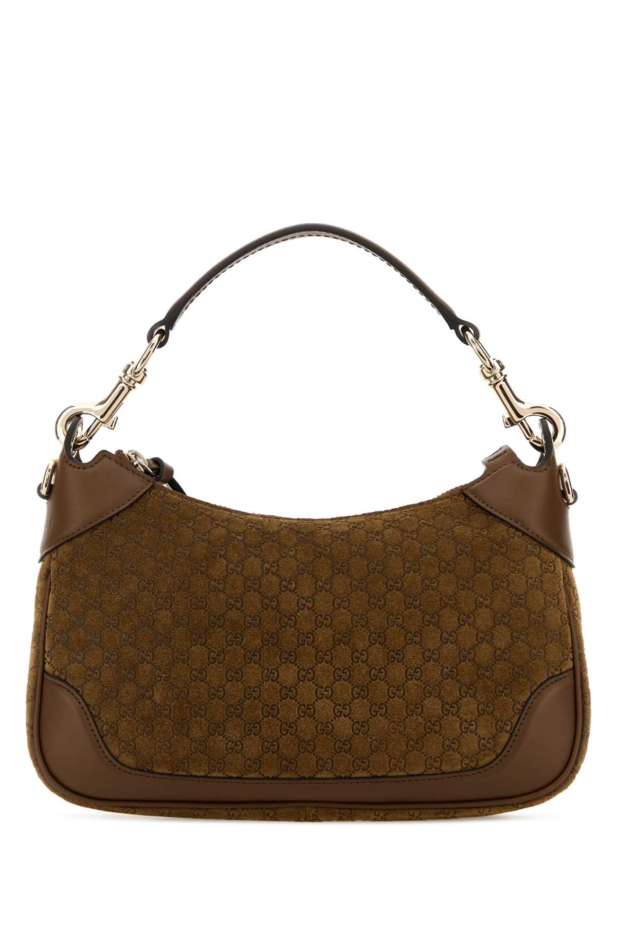 Gucci Women Brown Suede Handbag GUCCI