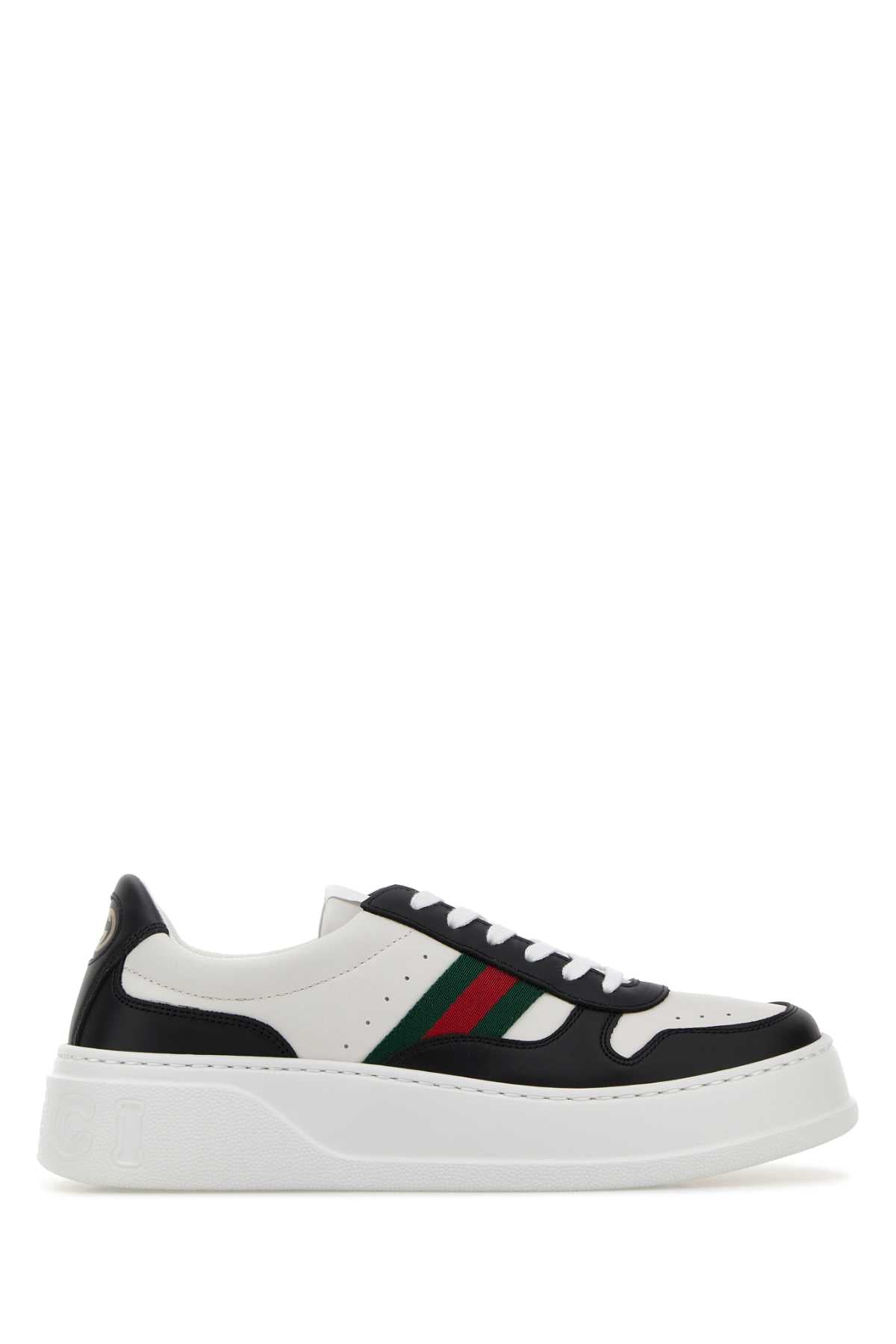 Gucci Women Two-Tone Leather Sneakers GUCCI