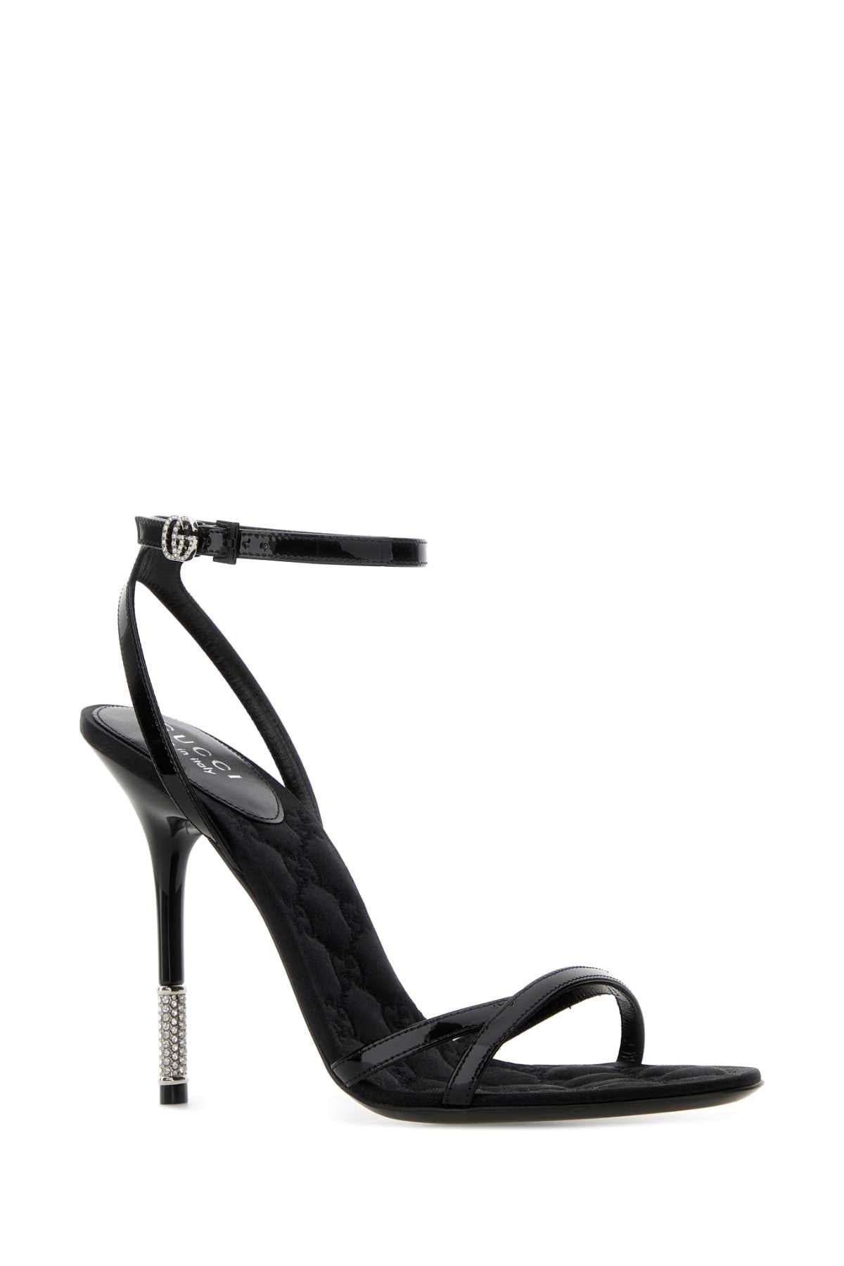 Gucci Women Black Leather Sandals GUCCI