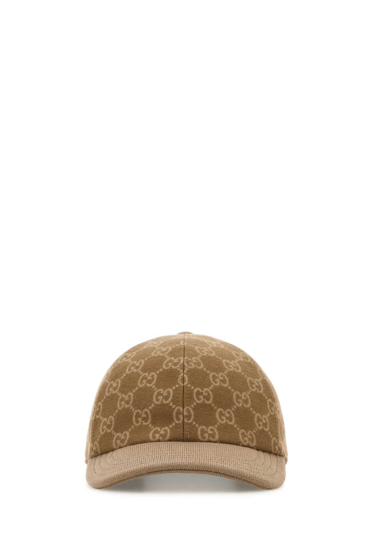 Gucci Men Embroidered Wool Baseball Cap GUCCI