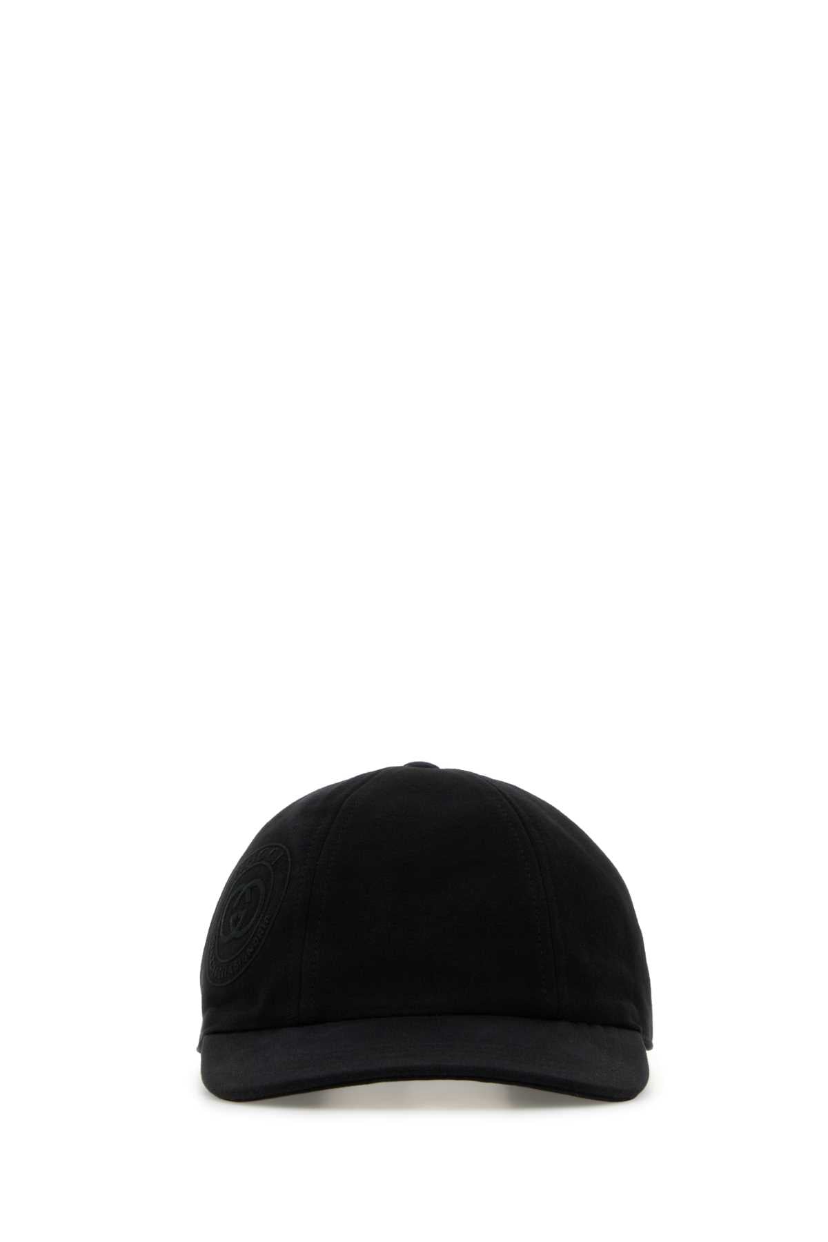 Gucci Men Black Cotton Baseball Cap GUCCI