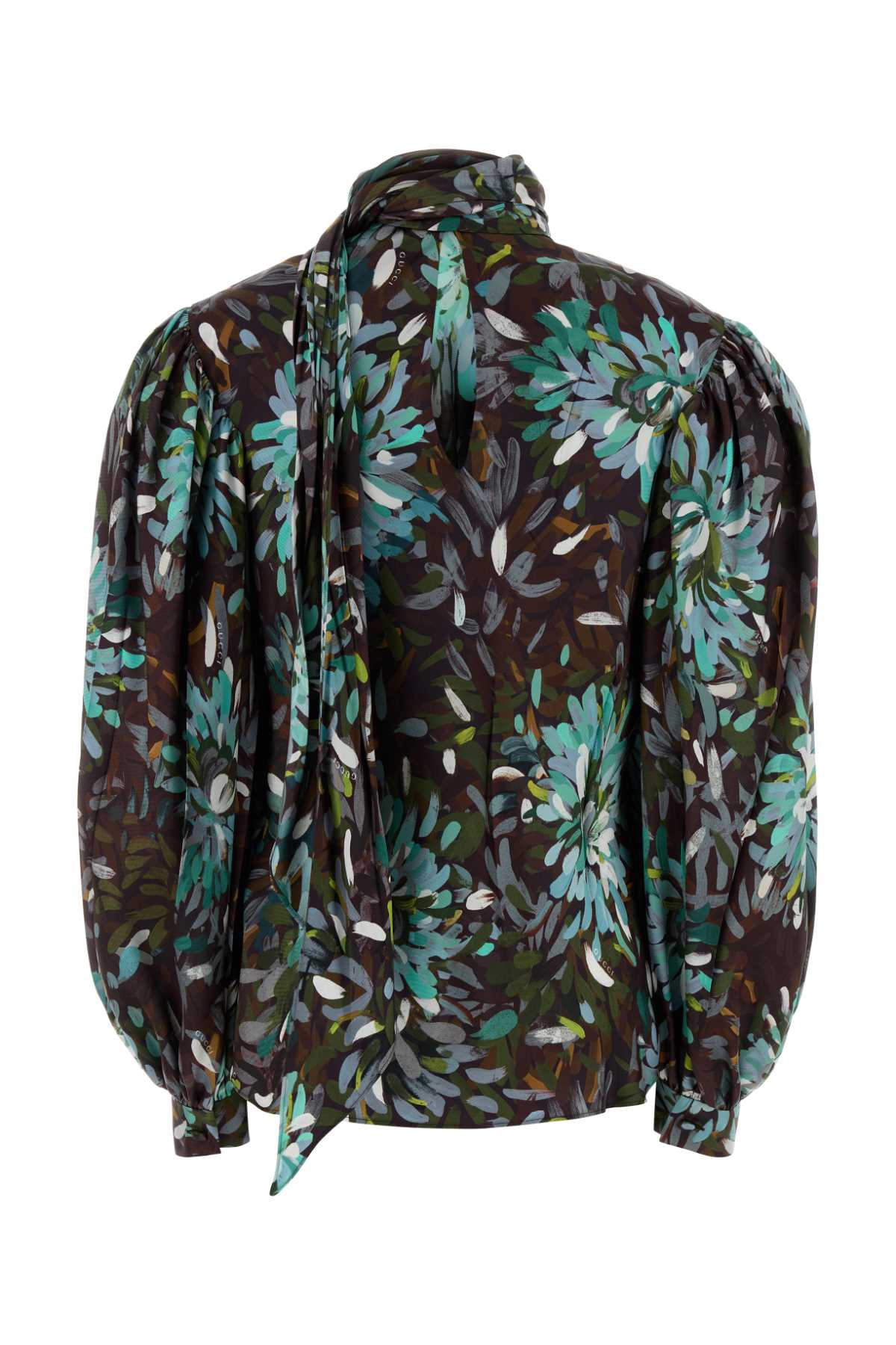 Gucci Women Printed Twill Blouse GUCCI