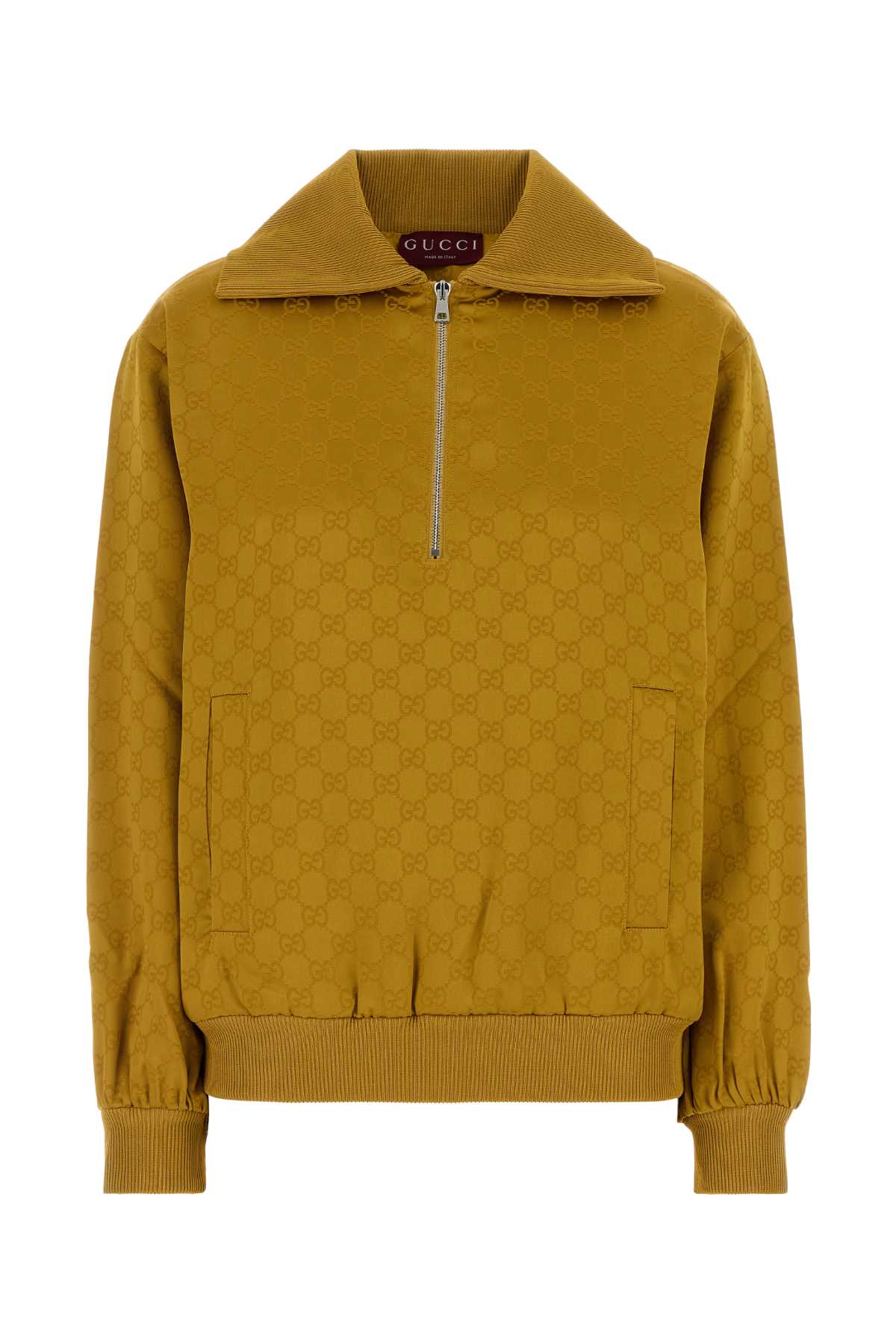 Gucci Women Mustard Viscose Blend Polo Shirt GUCCI