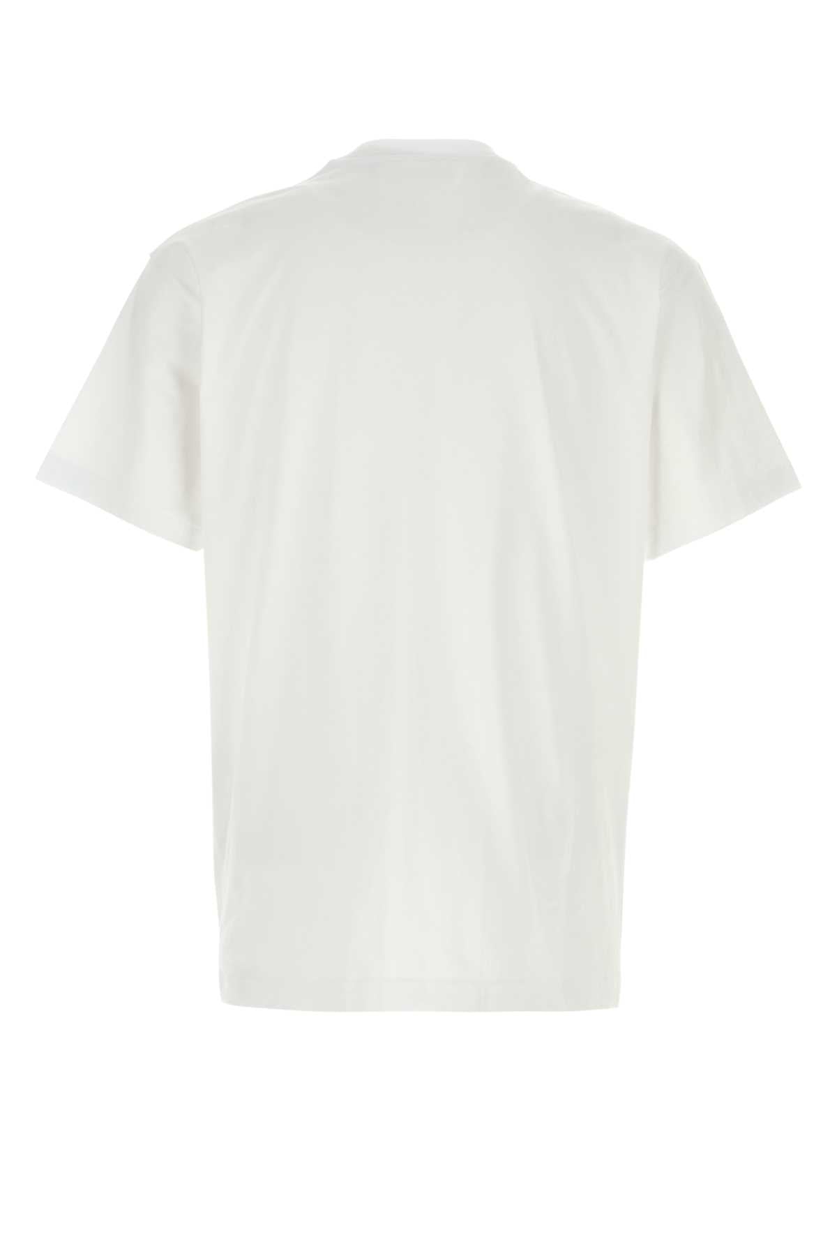 Gucci Men White Cotton T-Shirt GUCCI
