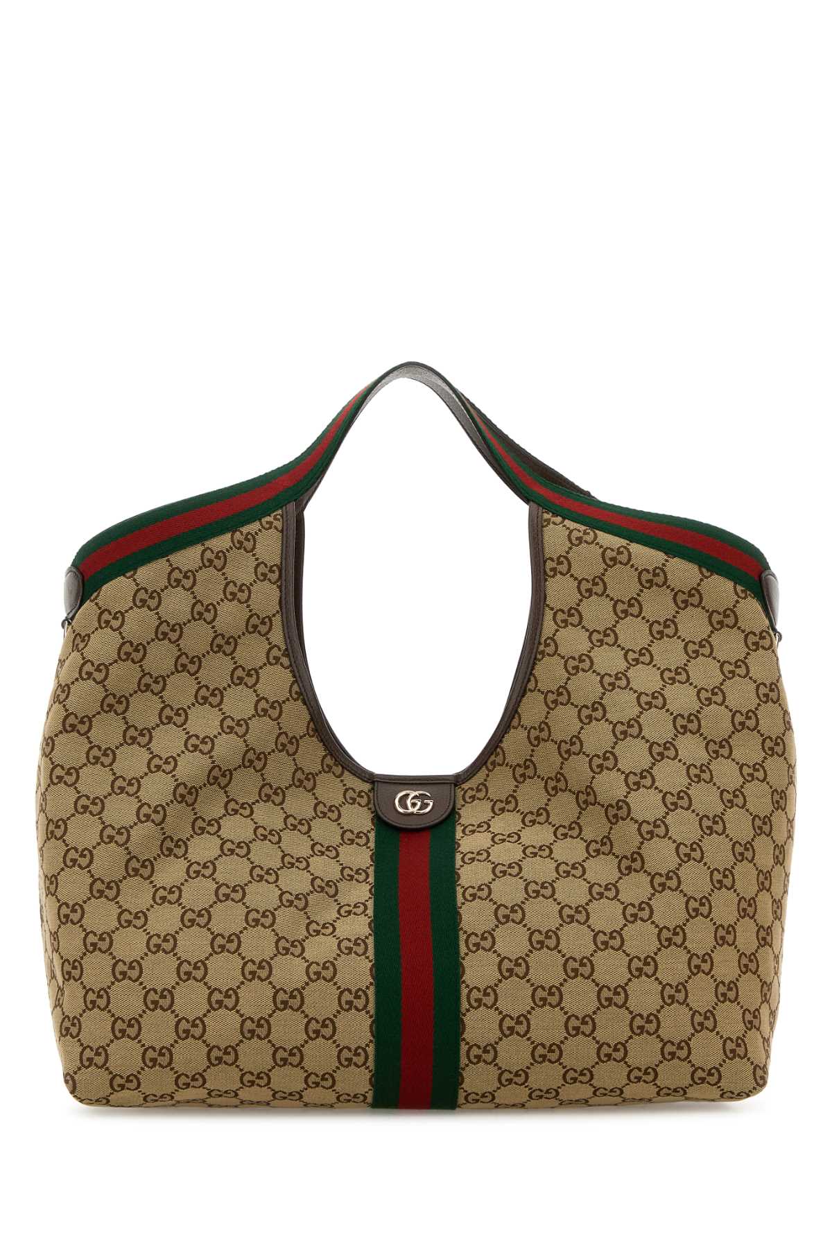 Gucci Women Gg Fabric Large Gucci Giglio Shopping Bag GUCCI
