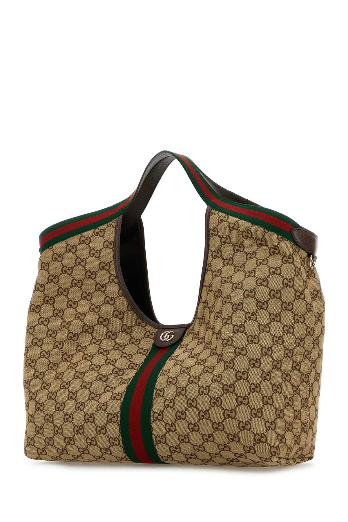 Gucci Women Gg Fabric Large Gucci Giglio Shopping Bag GUCCI