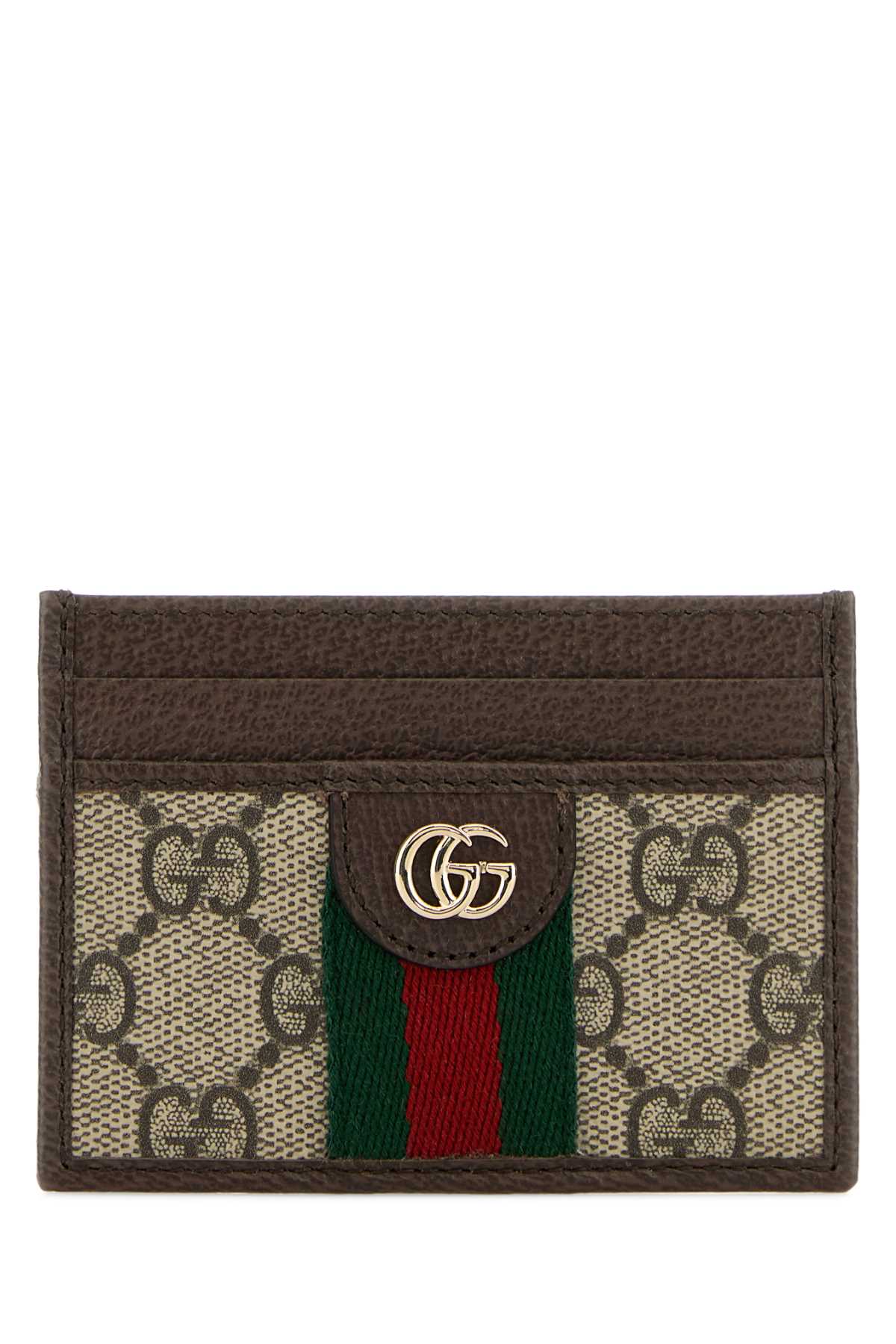 Gucci Women Gg Supreme Fabric Ophidia Card Holder GUCCI