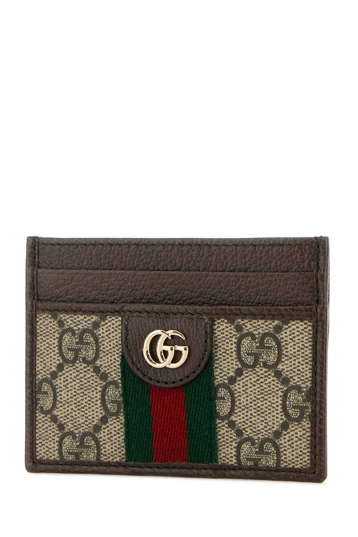 Gucci Women Gg Supreme Fabric Ophidia Card Holder GUCCI