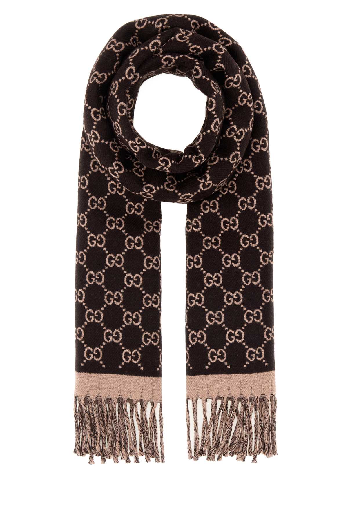 Gucci Women Embroidered Wool Scarf GUCCI