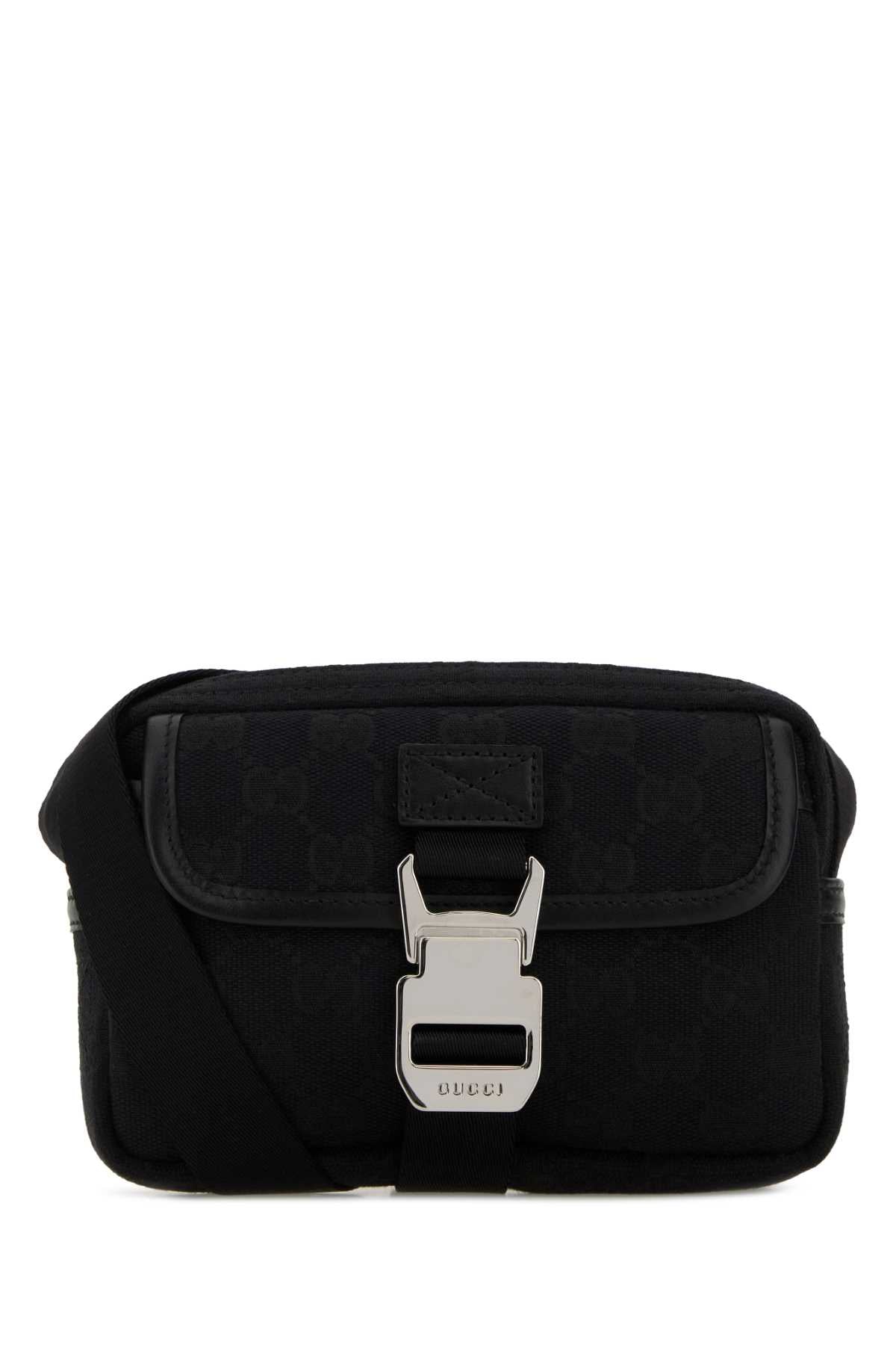 Gucci Men Black Canvas Mini Crossbody Bag GUCCI