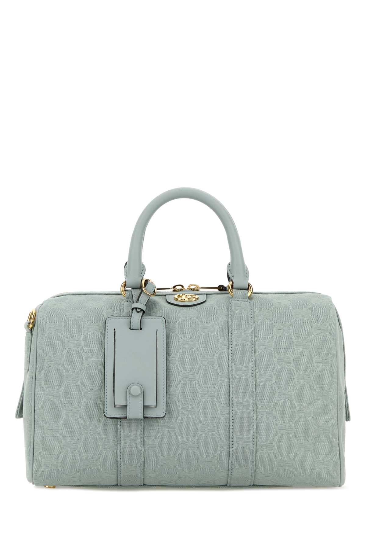 Gucci Women Pastel Light Blue Canvas Medium Ophidia Handbag GUCCI