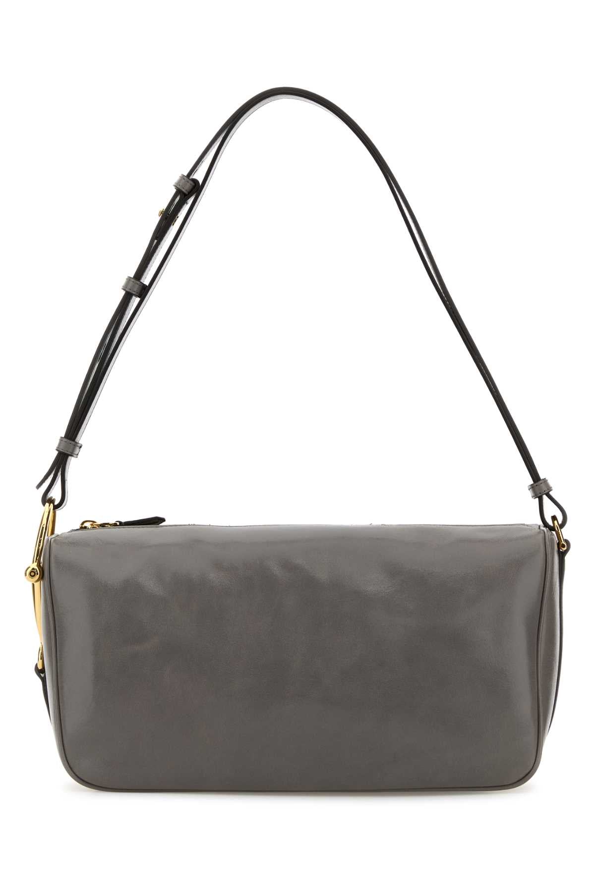 Gucci Women Grey Leather Shoulder Bag GUCCI