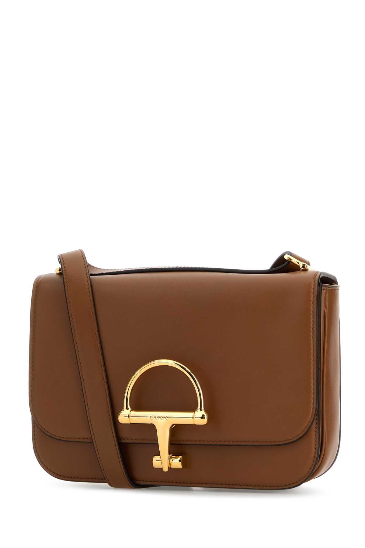 Gucci Women Caramel Leather Small Gucci Siena Shoulder Bag GUCCI