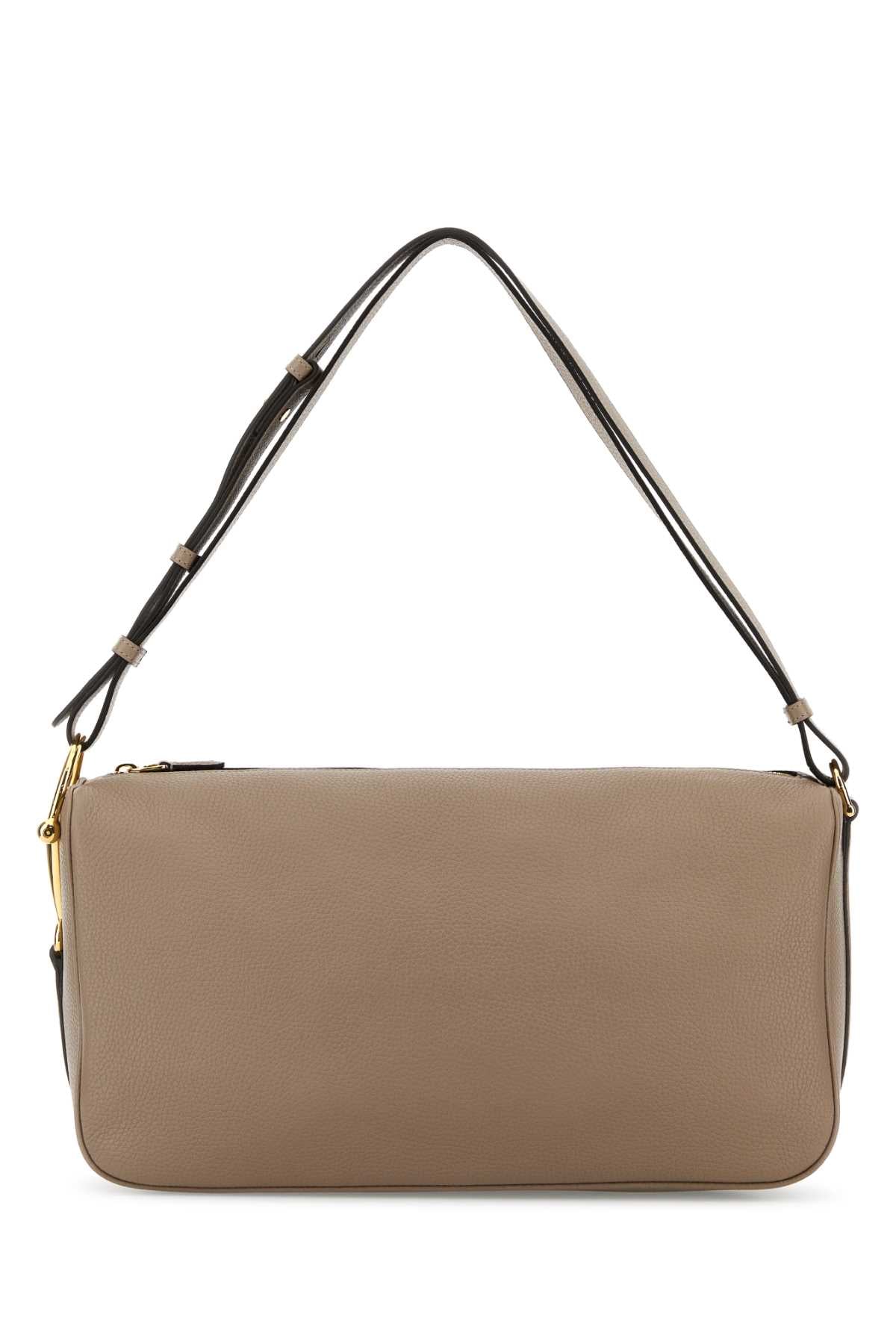 Gucci Women Dove Grey Leather Gucci Half Horsebit Shoulder Bag GUCCI
