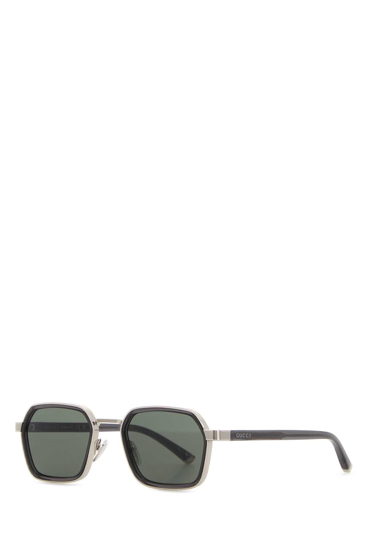 Gucci Women Silver Metal Sunglasses GUCCI
