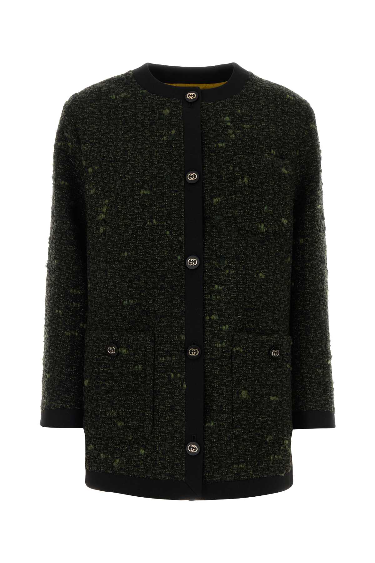 Gucci Women Multicolor Boucle Overcoat GUCCI