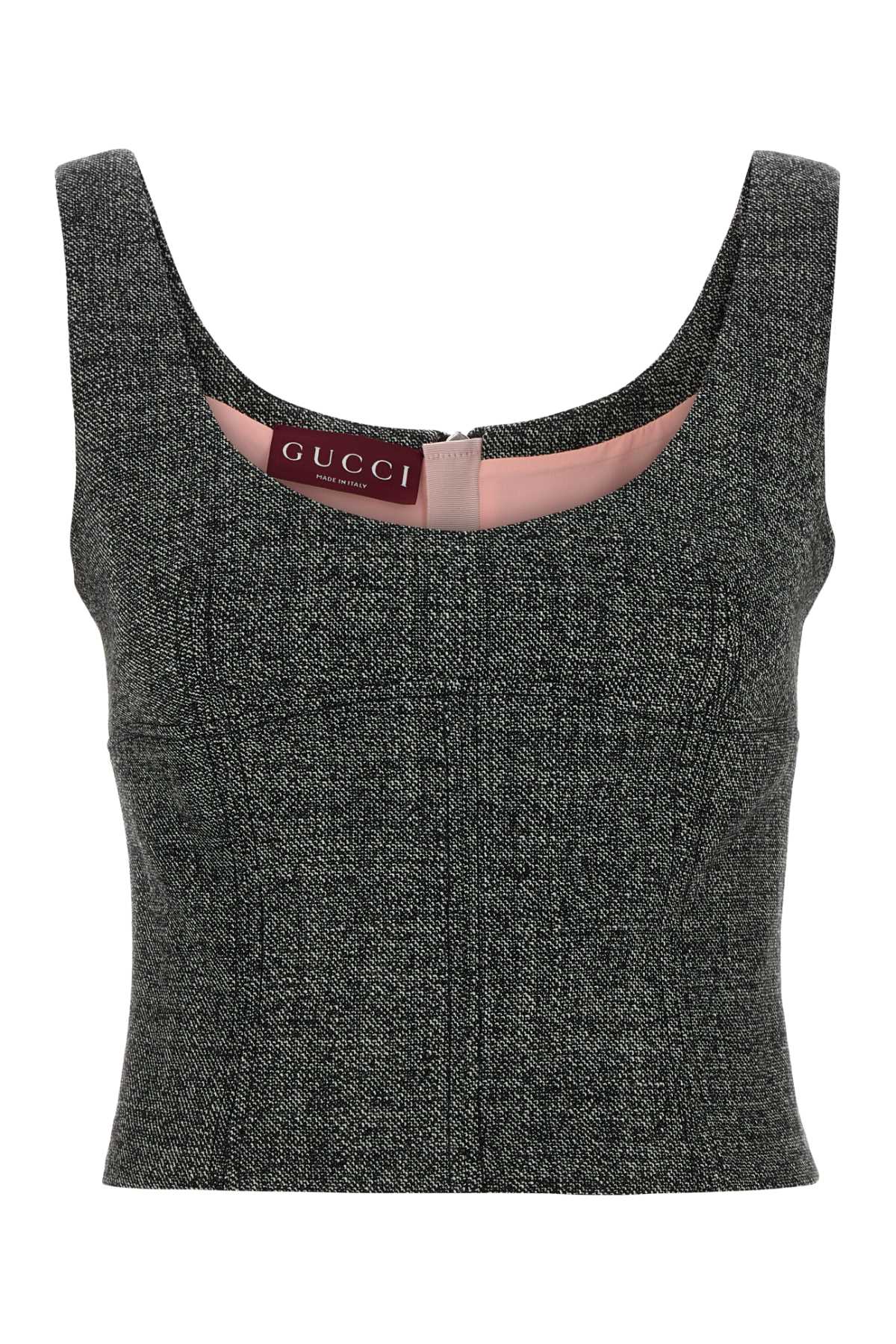 Gucci Women Two-Tone Wool Tank Top GUCCI