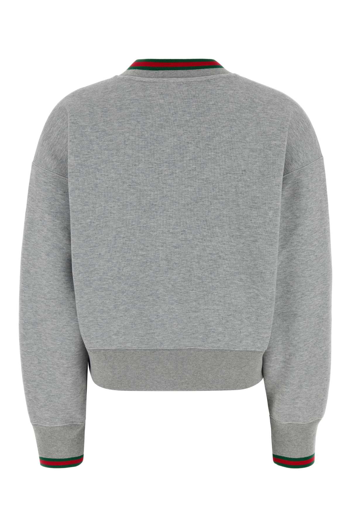 Gucci Women Grey Cotton Blend Sweatshirt GUCCI