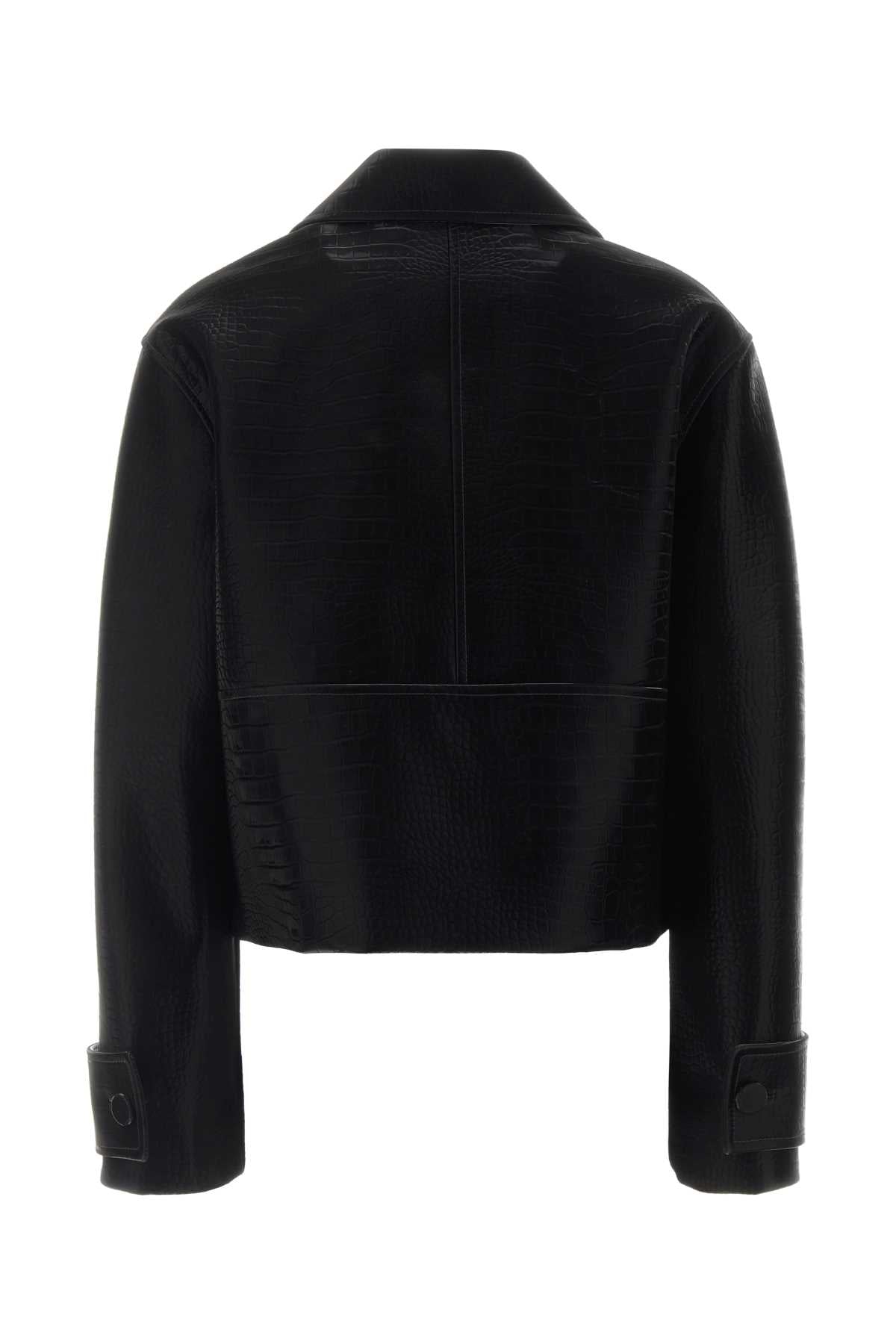 Gucci Women Black Leather Jacket GUCCI