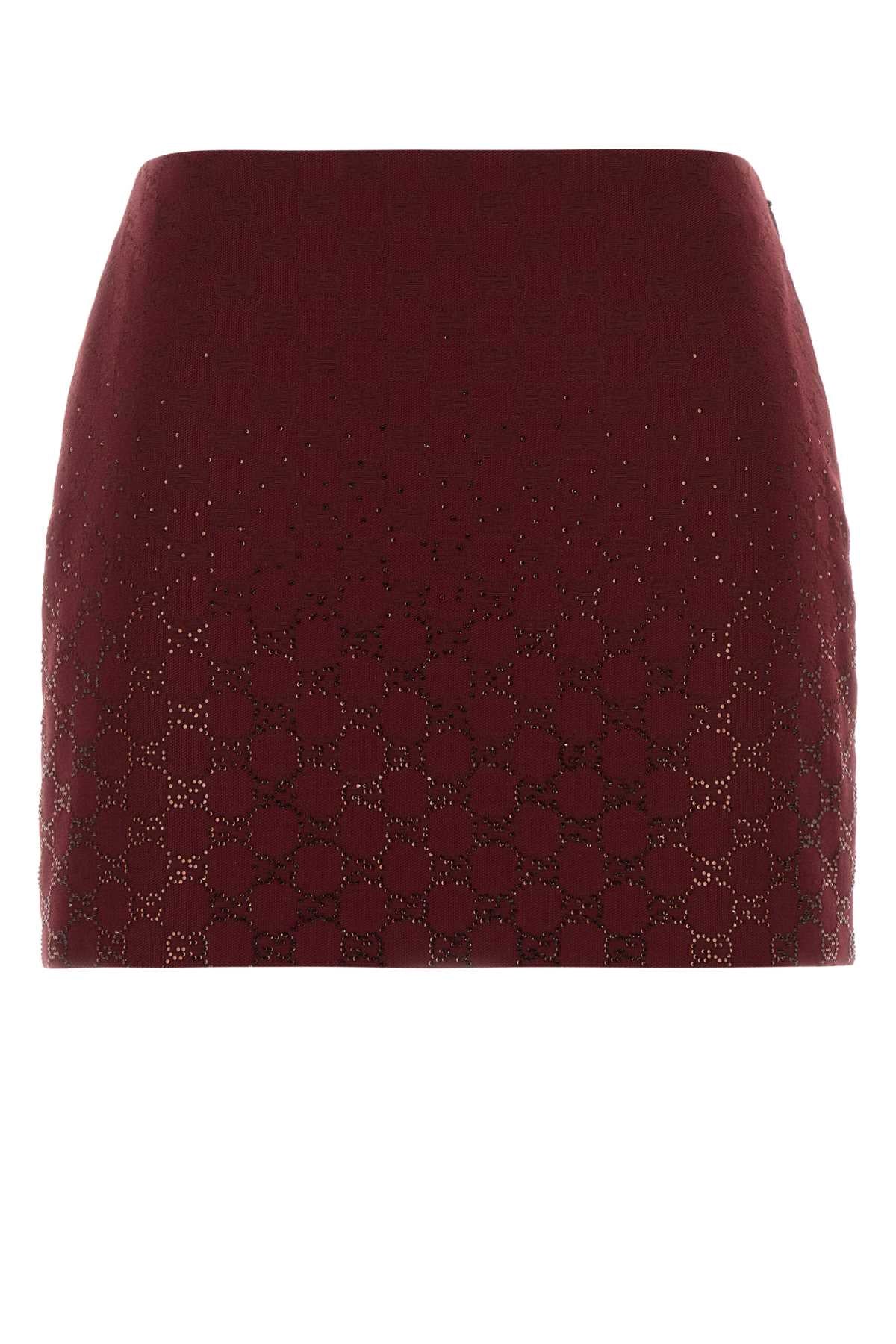 Gucci Women Gg Fabric Mini Skirt GUCCI