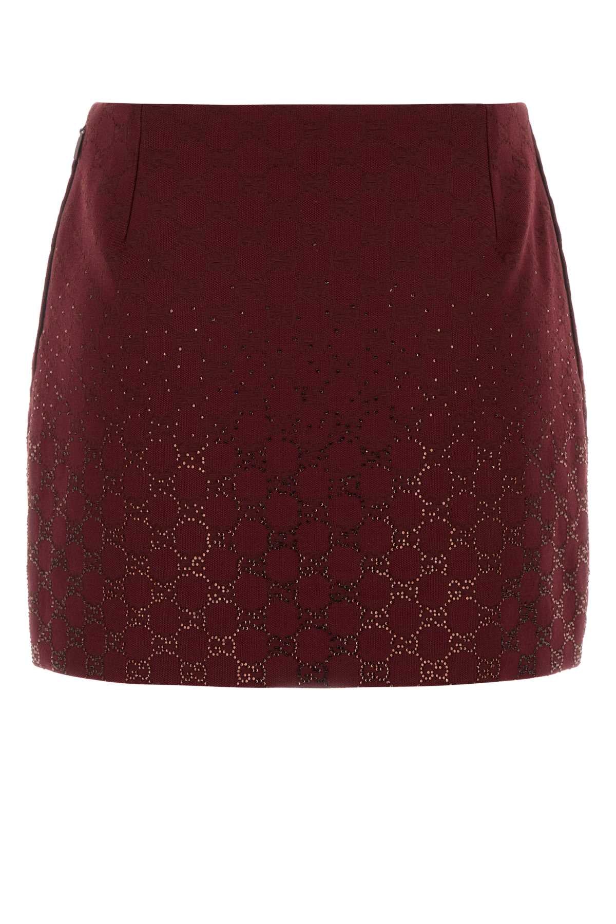 Gucci Women Gg Fabric Mini Skirt GUCCI