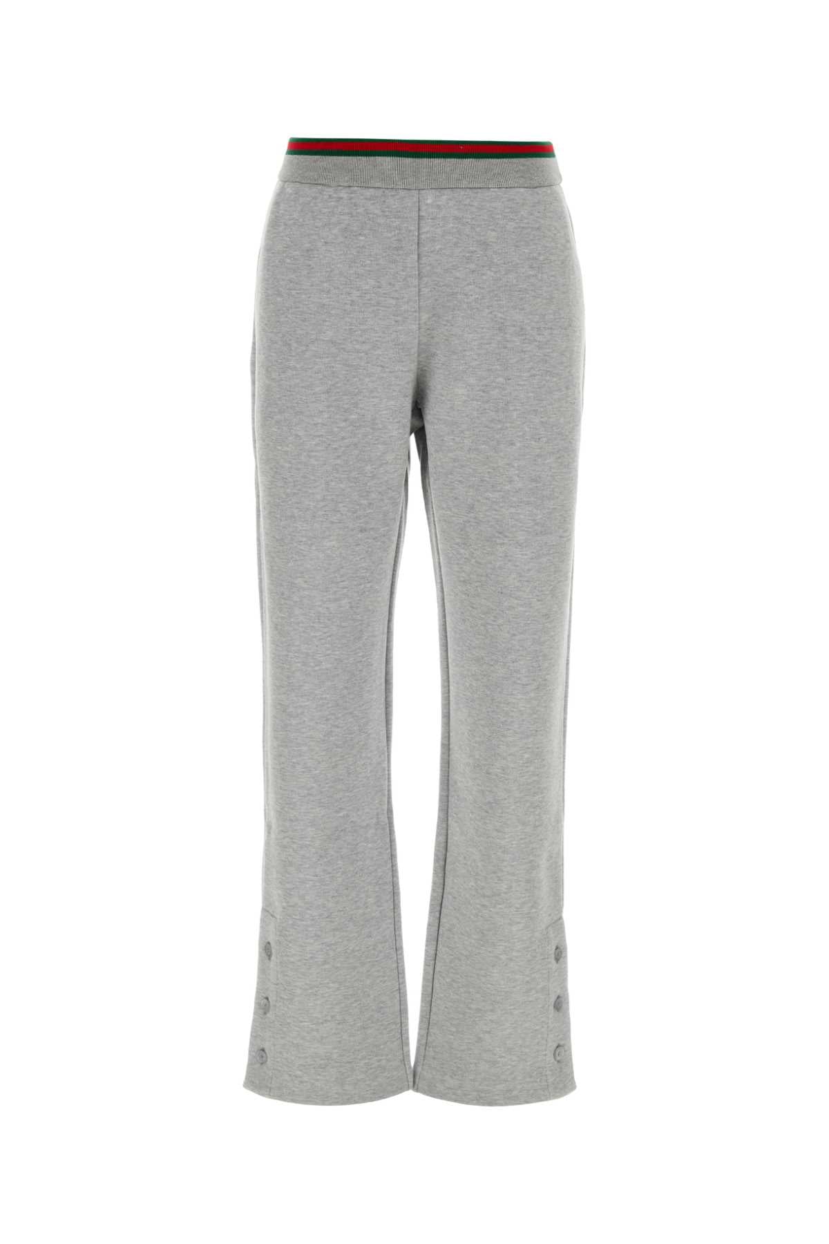 Gucci Women Grey Cotton Blend Joggers GUCCI