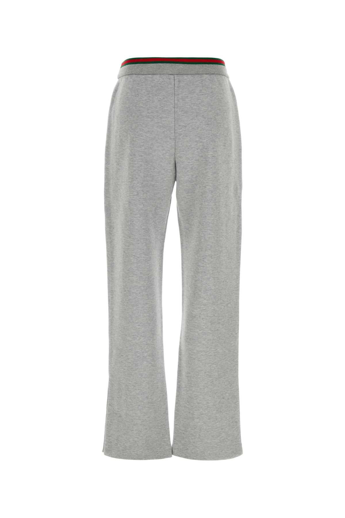 Gucci Women Grey Cotton Blend Joggers GUCCI