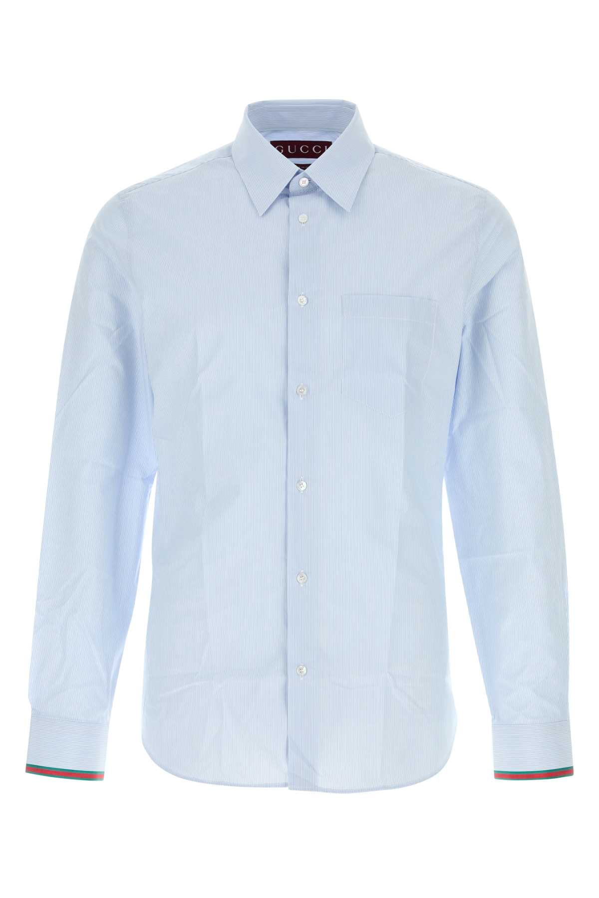 Gucci Men Embroidered Poplin Shirt GUCCI