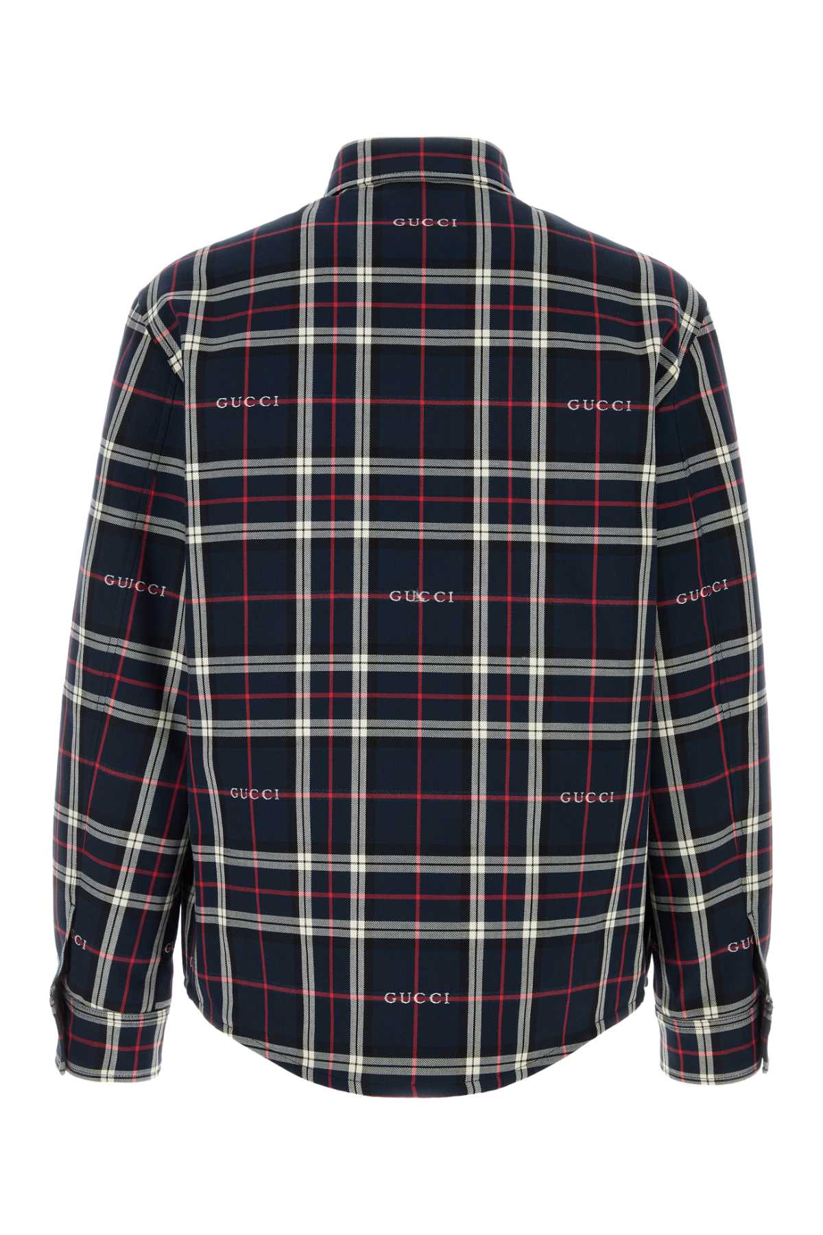 Gucci Men Embroidered Cotton Shirt GUCCI