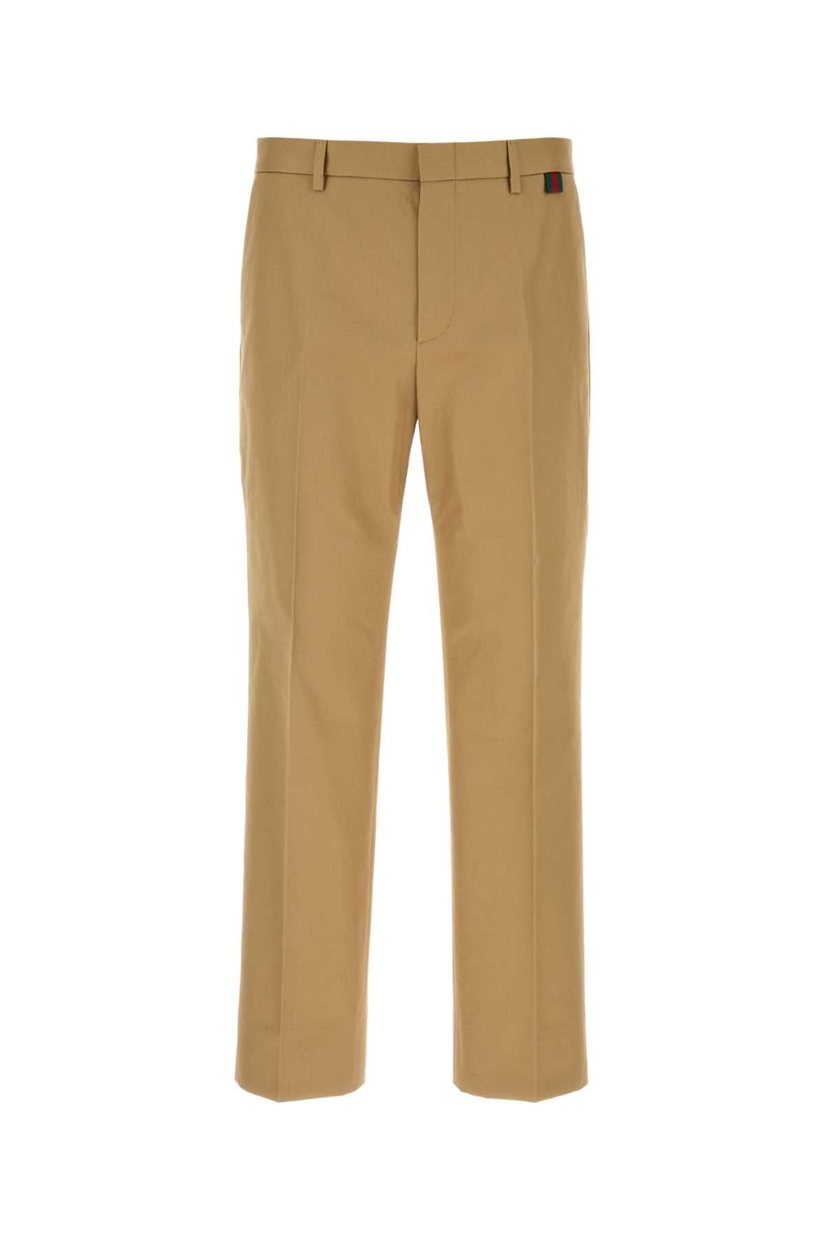 Gucci Men Beige Cotton Pant GUCCI
