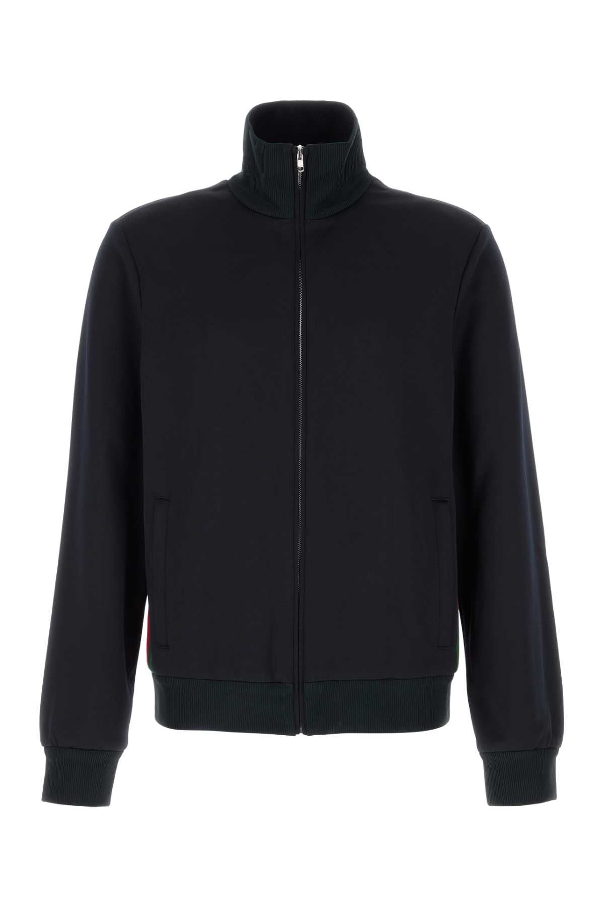 Gucci Men Dark Blue Polyester Blend Sweatshirt