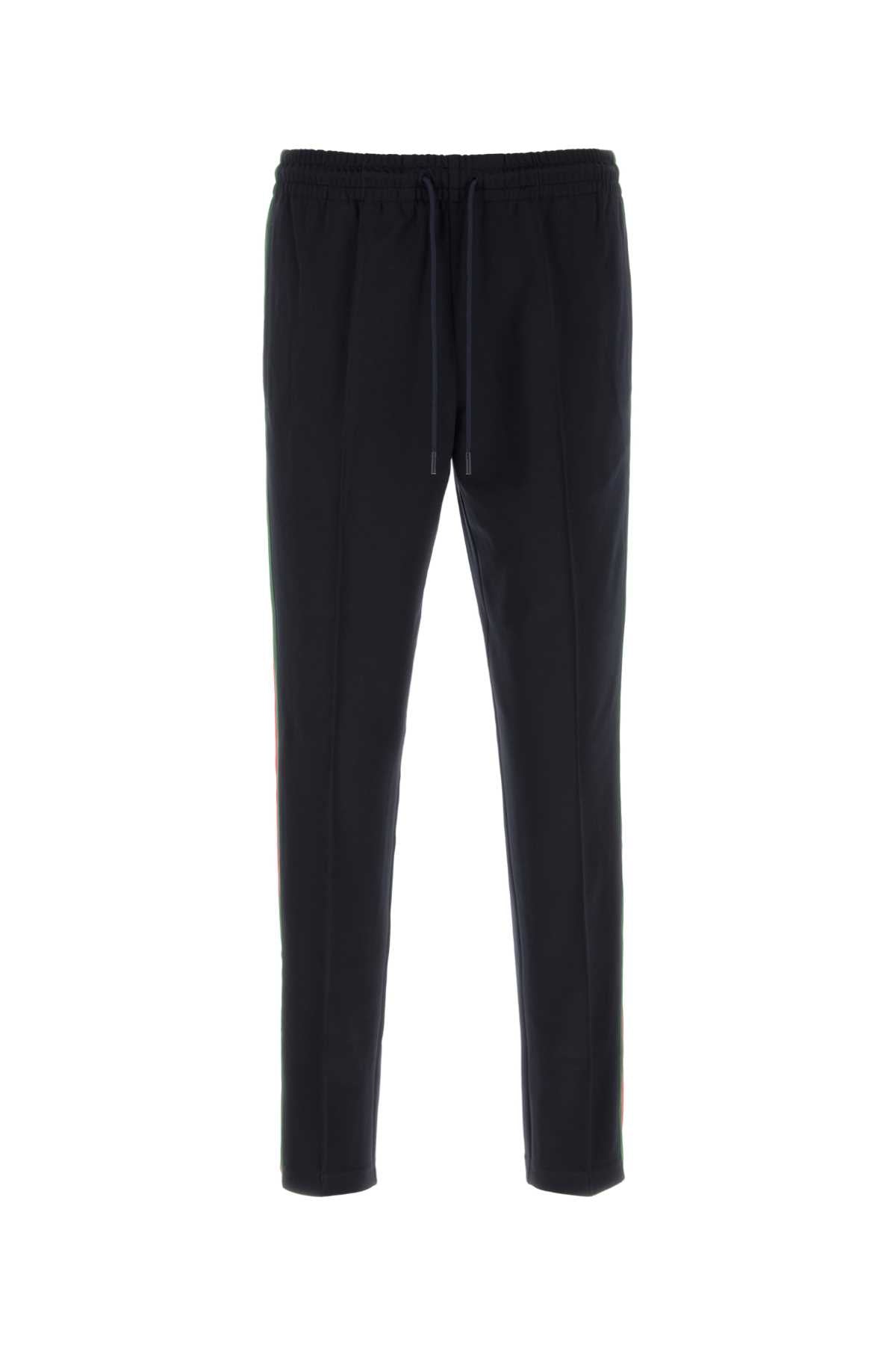 Gucci Men Midnight Blue Polyester Blend Joggers