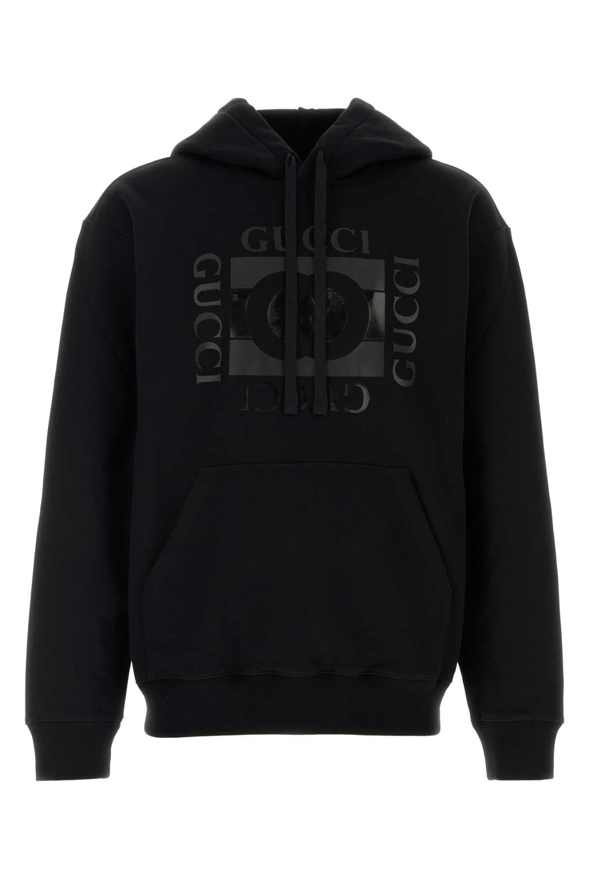 Gucci Men Black Cotton Sweatshirt GUCCI