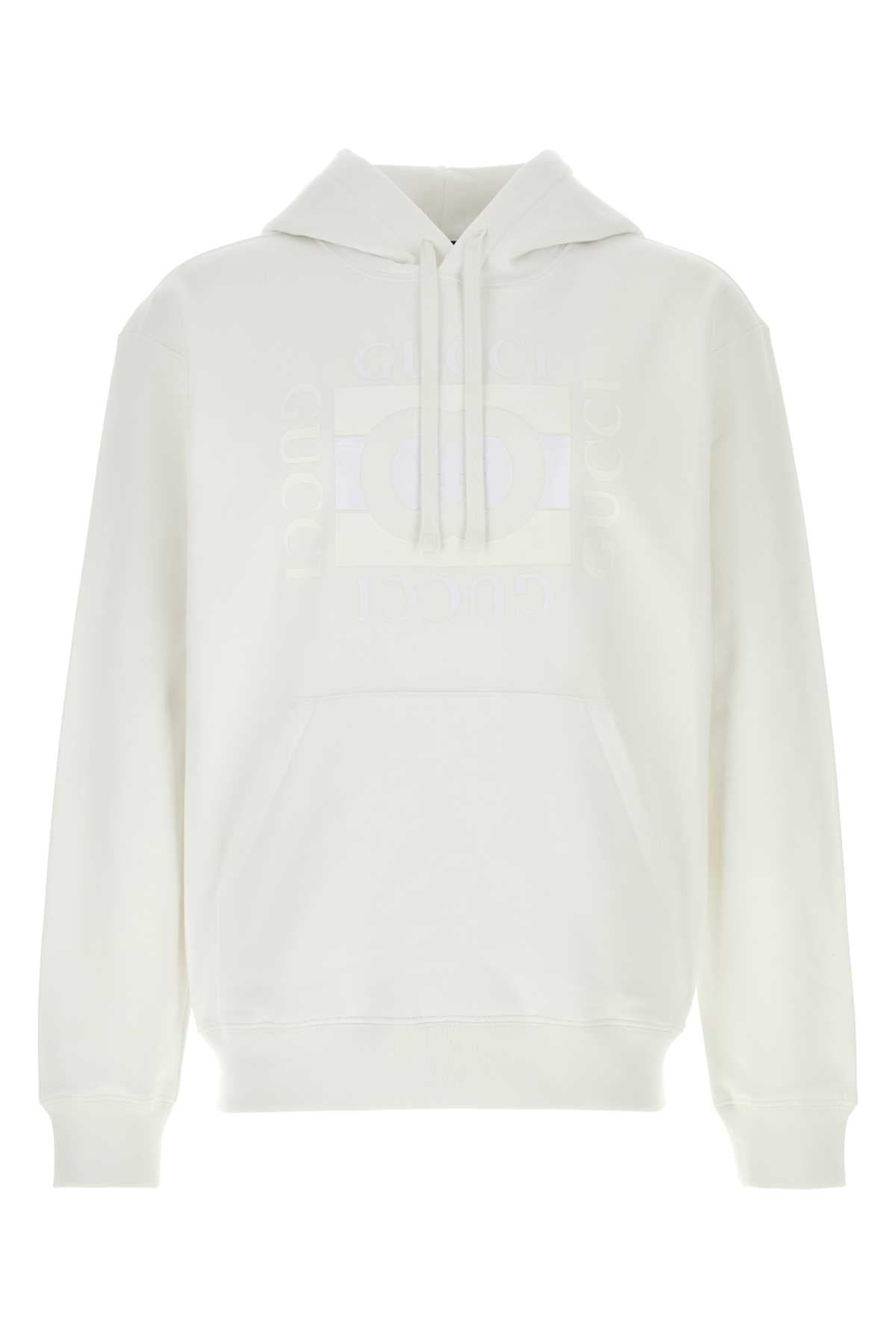 Gucci Men White Cotton Sweatshirt GUCCI