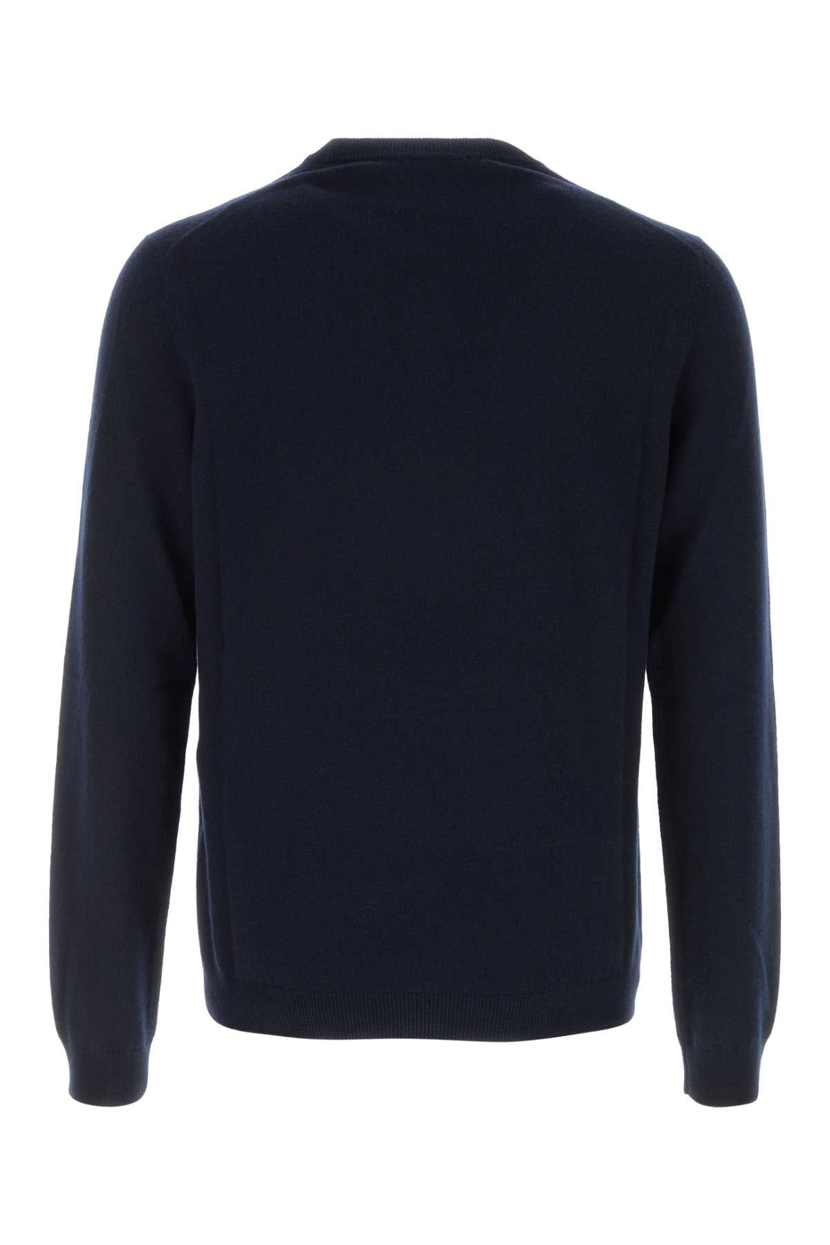 Gucci Men Midnight Blue Cashmere Sweater GUCCI