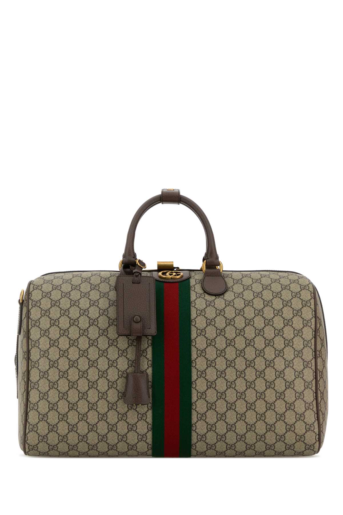 Gucci Men Printed Canvas Travel Bag GUCCI